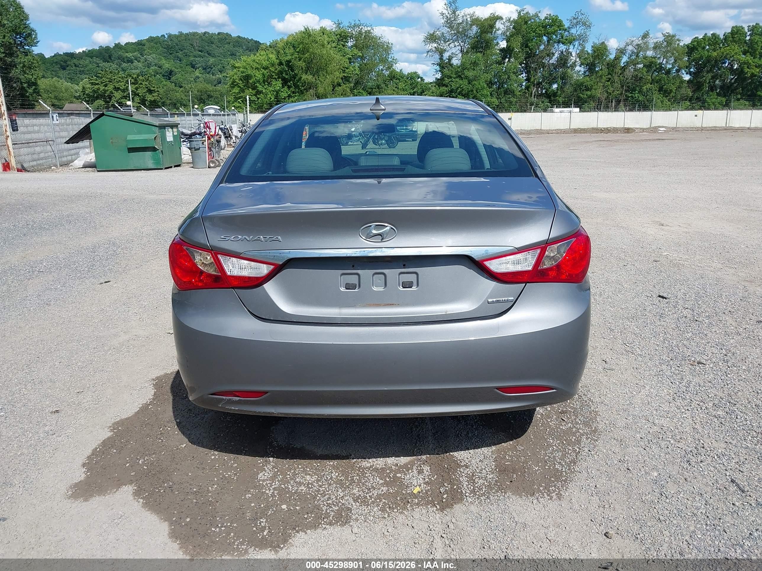 2013 Hyundai Sonata Limited Gray vin: 5NPEC4AC5DH786142