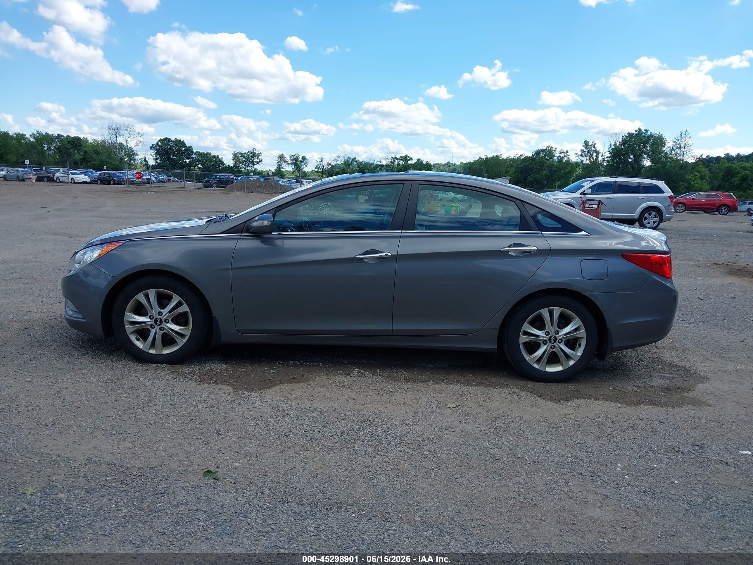 2013 Hyundai Sonata Limited Gray vin: 5NPEC4AC5DH786142