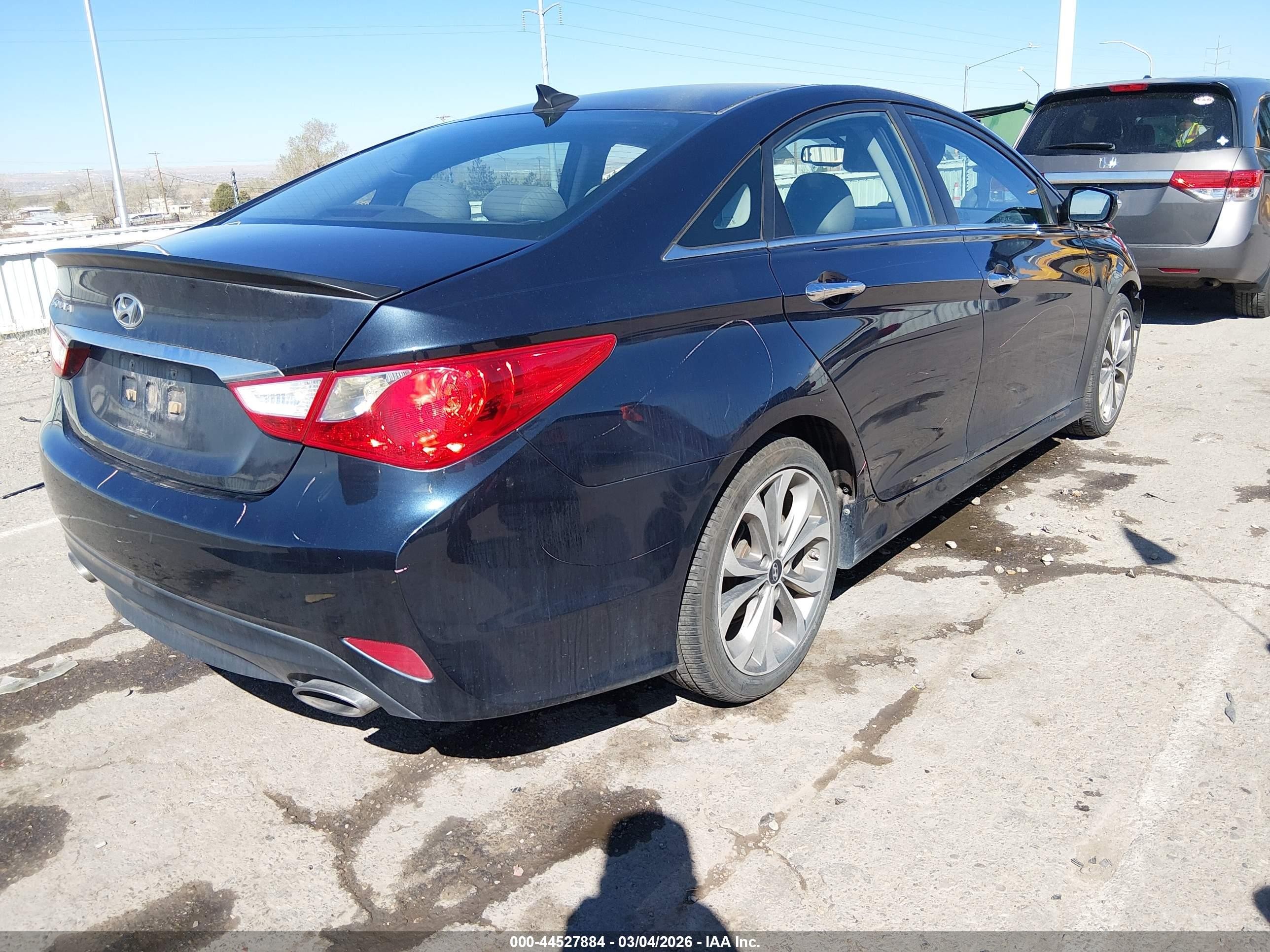 2014 Hyundai Sonata Se Dark Blue vin: 5NPEC4AC5EH825412