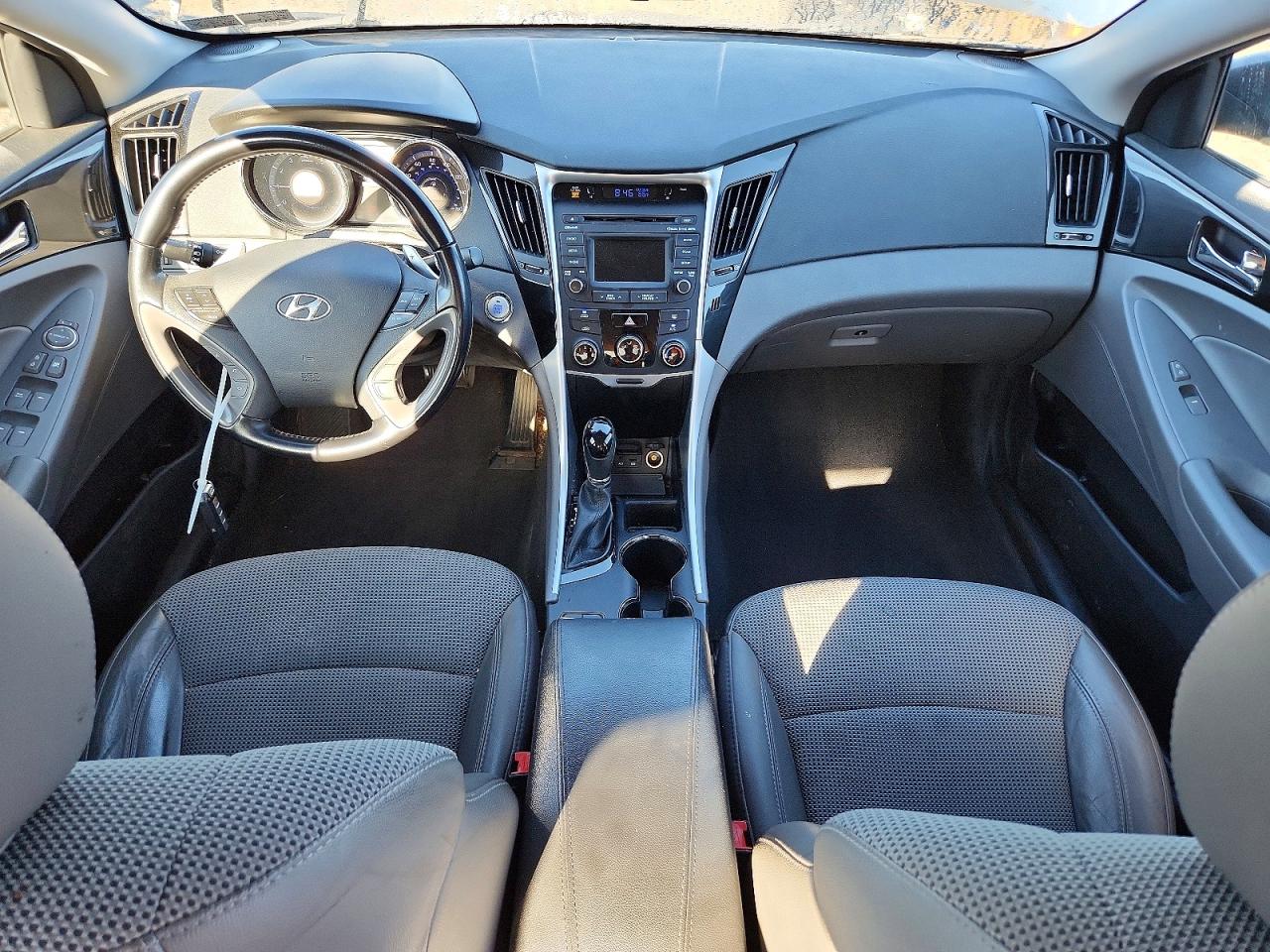 2014 Hyundai Sonata Se Gray vin: 5NPEC4AC5EH827225