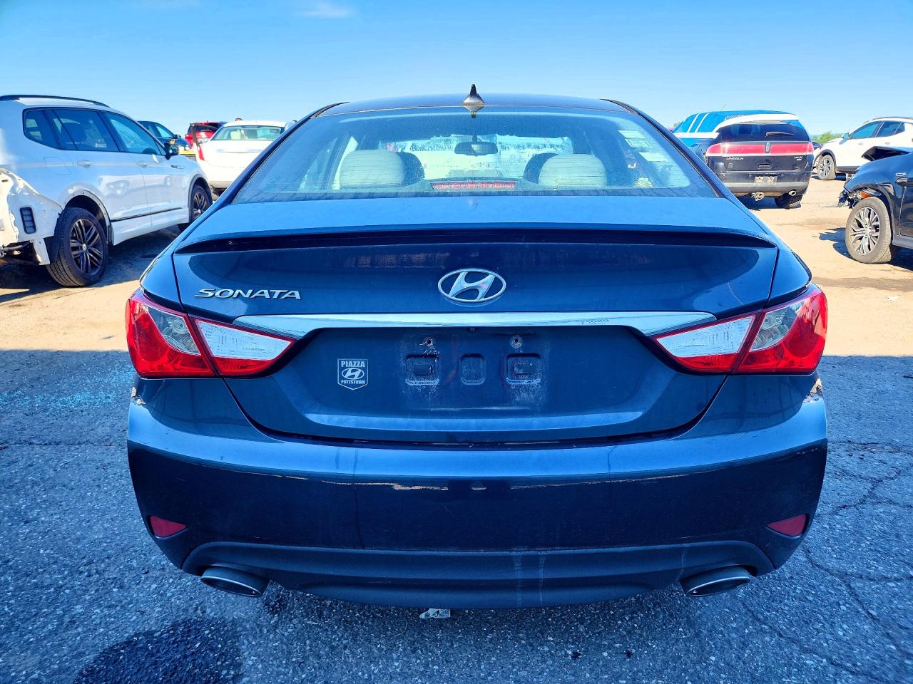 2014 Hyundai Sonata Se Gray vin: 5NPEC4AC5EH827225