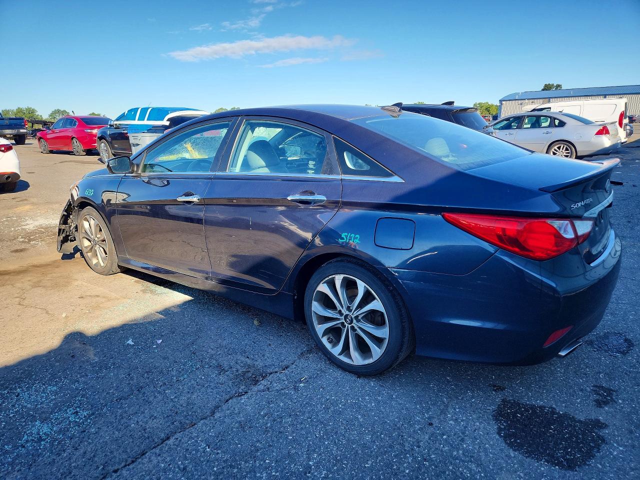 2014 Hyundai Sonata Se Gray vin: 5NPEC4AC5EH827225
