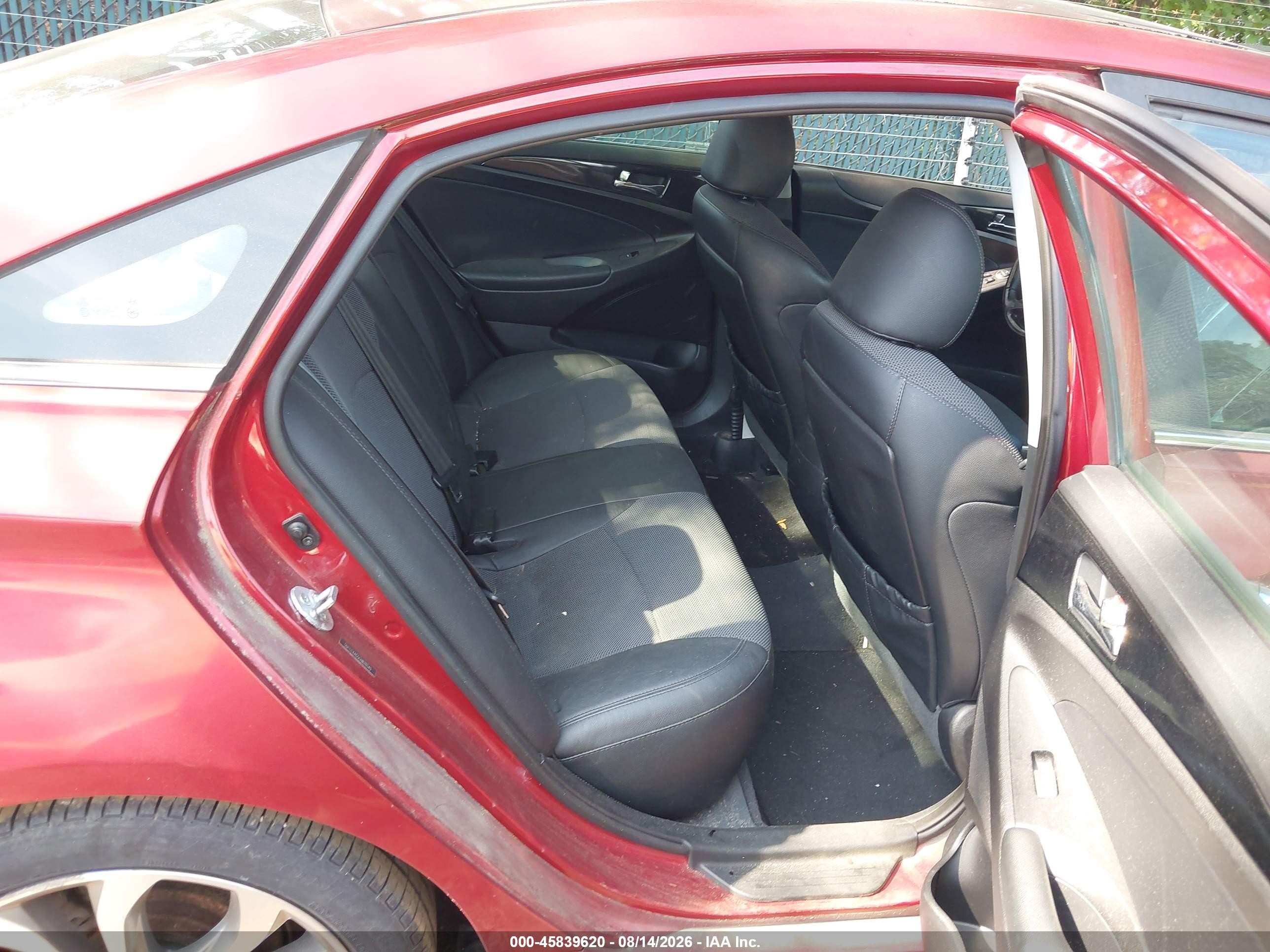 2014 Hyundai Sonata Se Red vin: 5NPEC4AC5EH828049