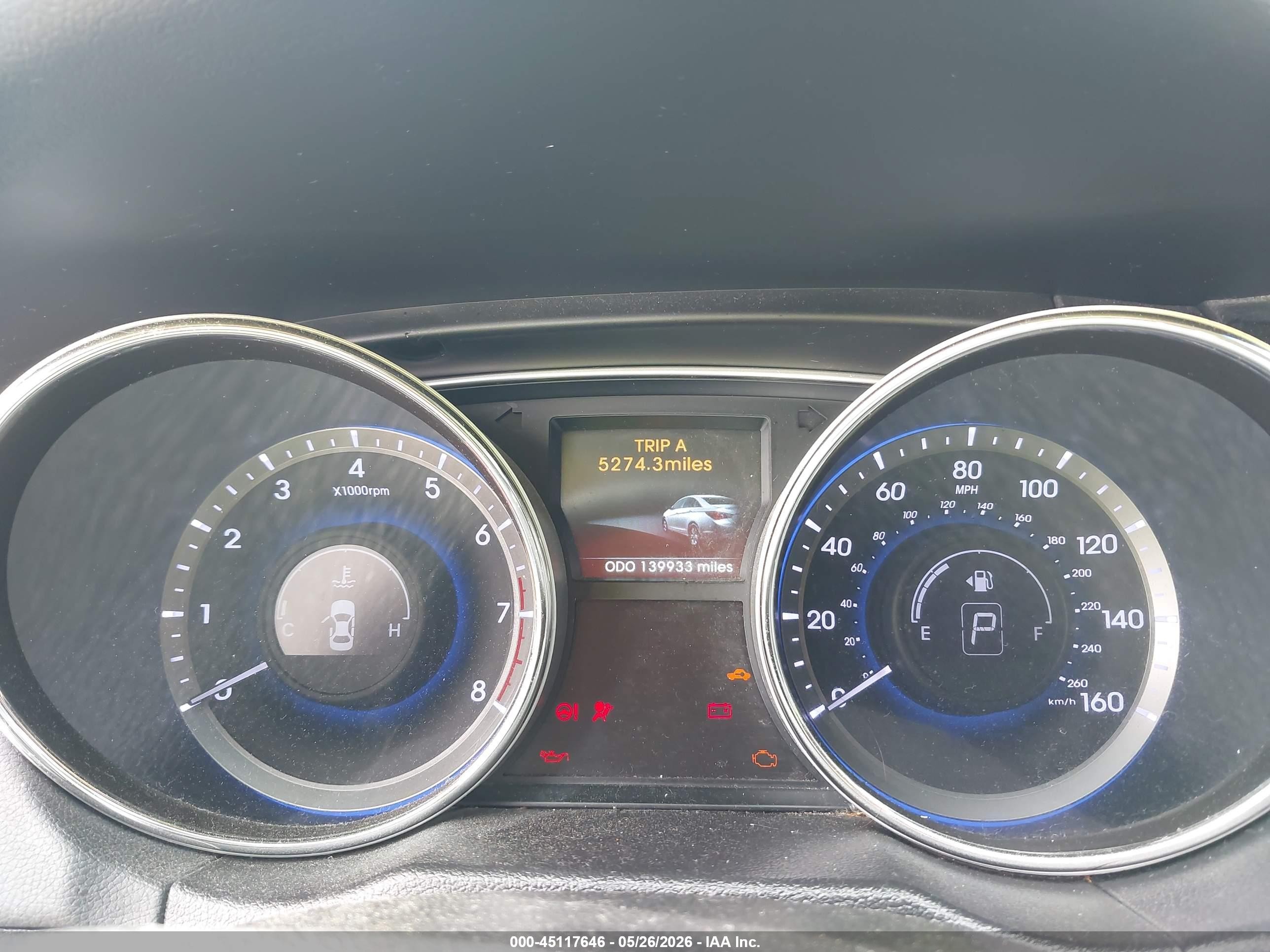 2014 Hyundai Sonata Se White vin: 5NPEC4AC5EH838631