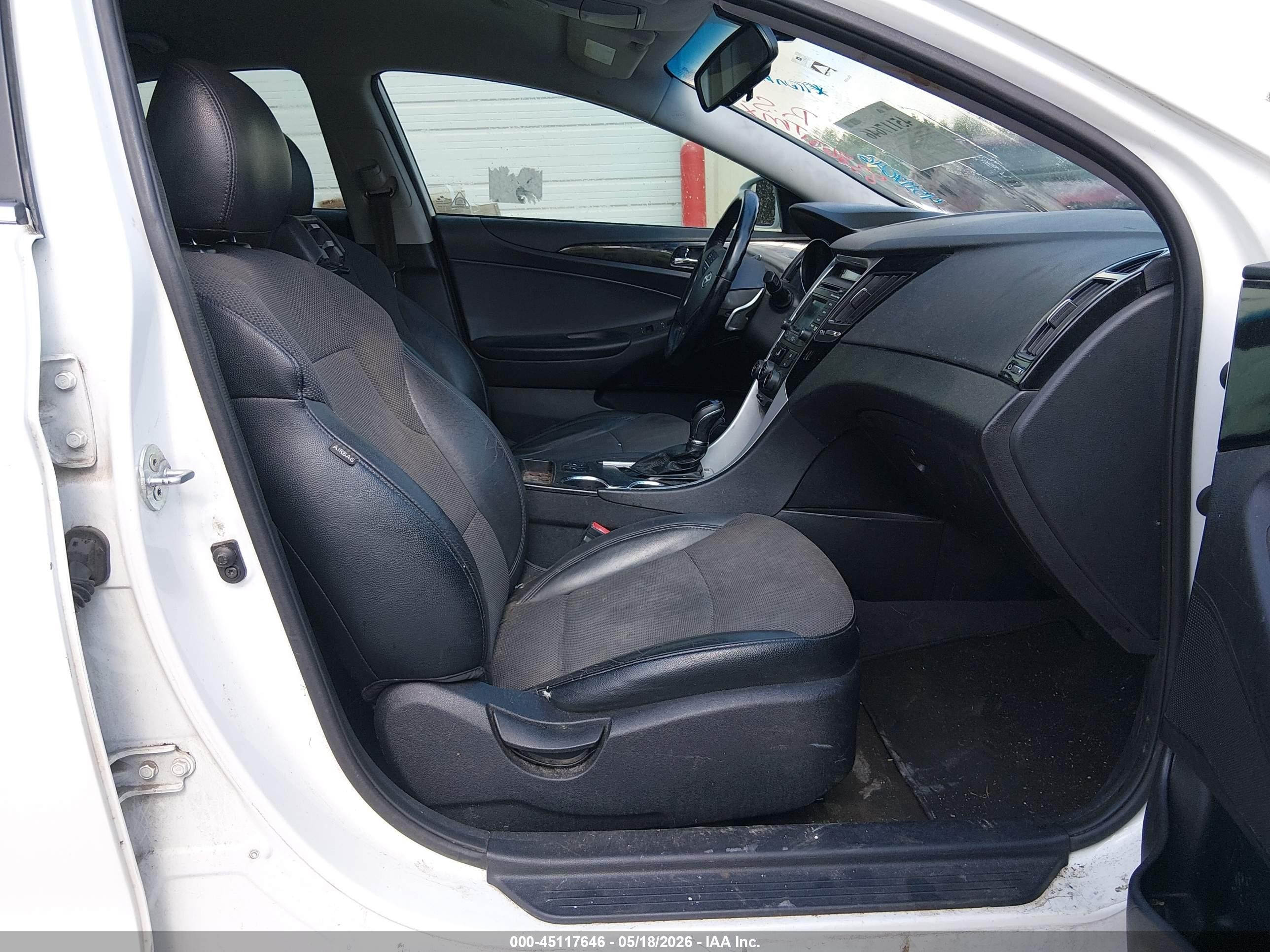 2014 Hyundai Sonata Se White vin: 5NPEC4AC5EH838631