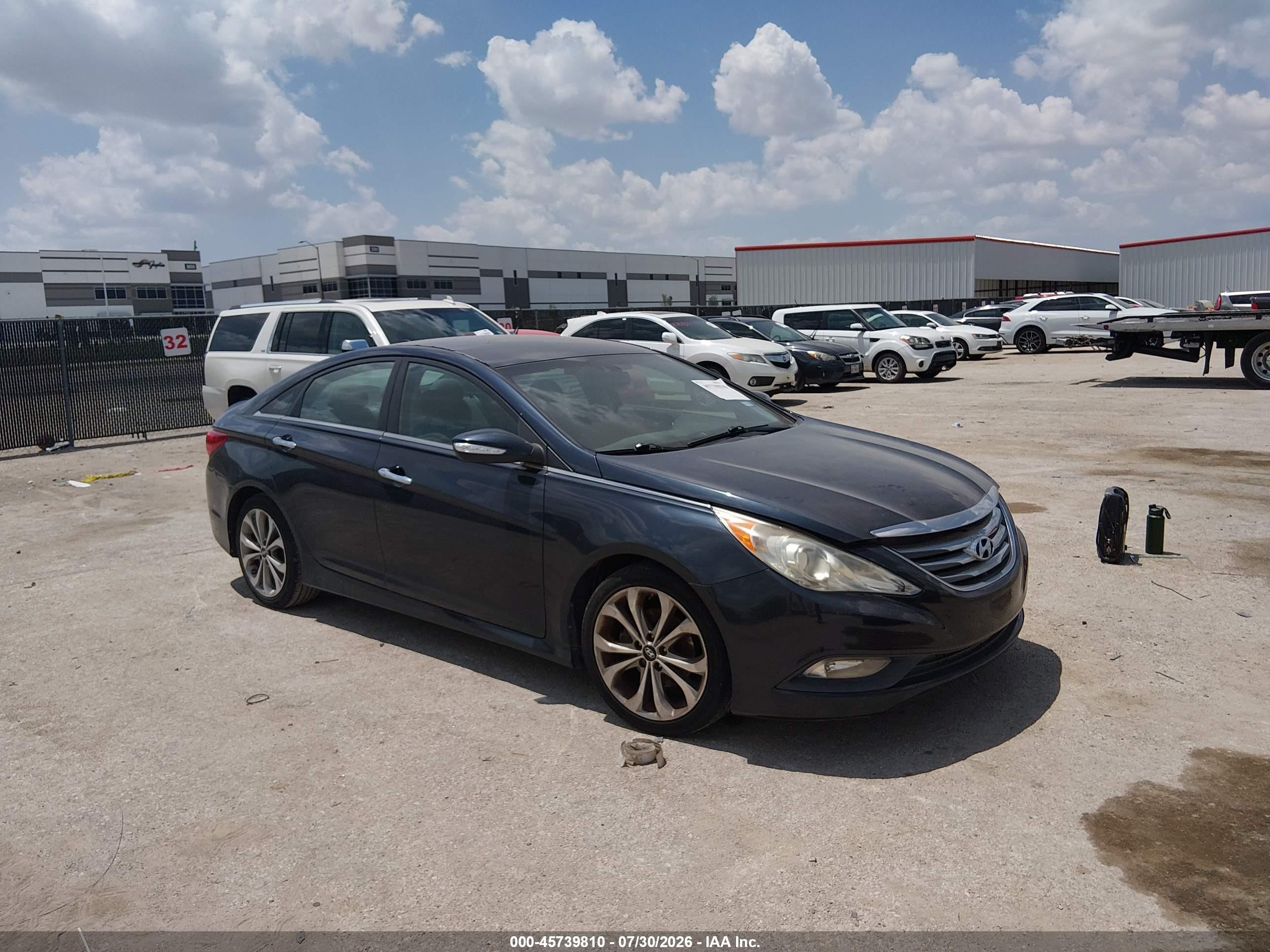 2014 Hyundai Sonata Se Dark Blue vin: 5NPEC4AC5EH848849