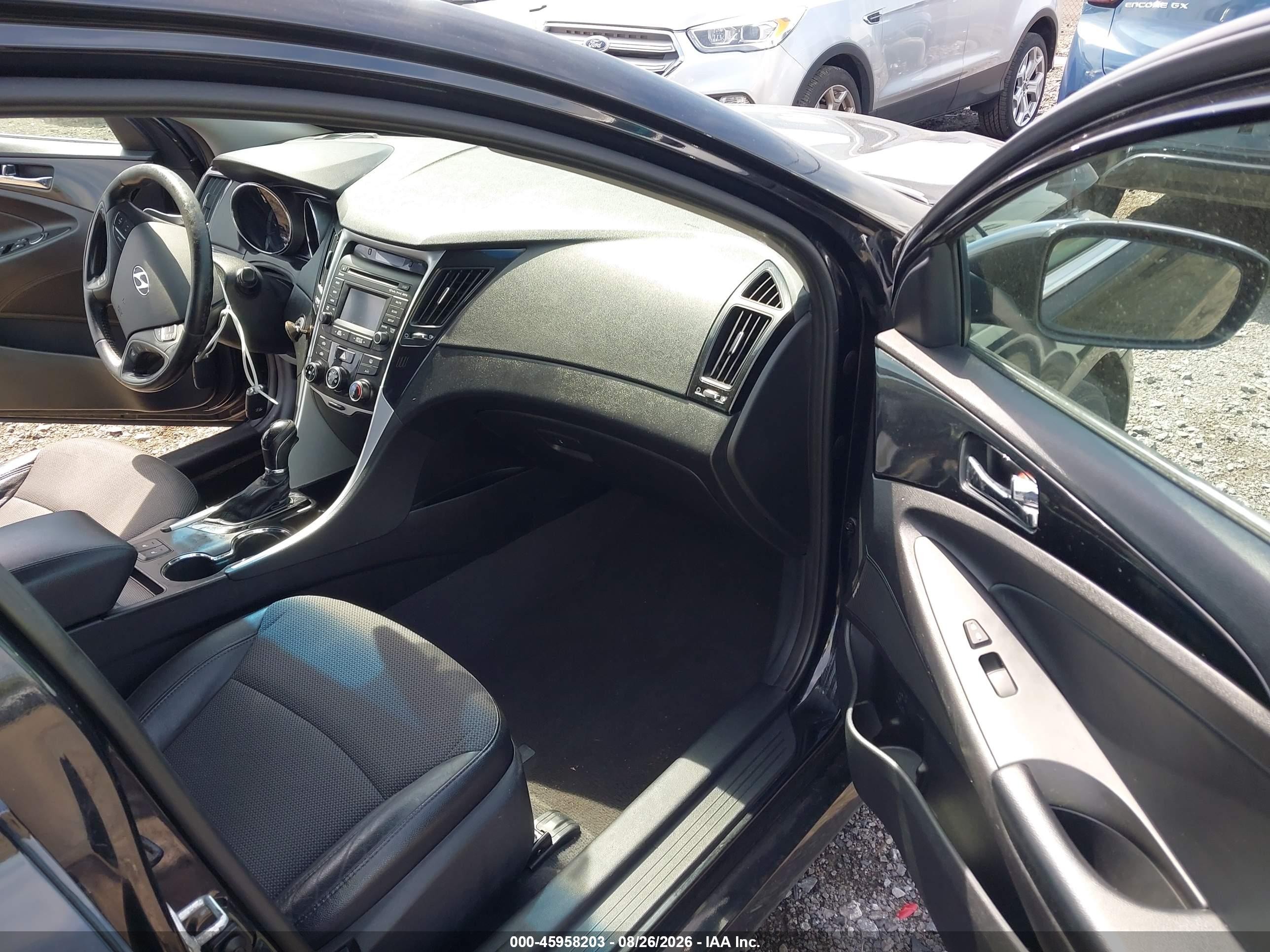 2014 Hyundai Sonata Se Черный vin: 5NPEC4AC5EH861195
