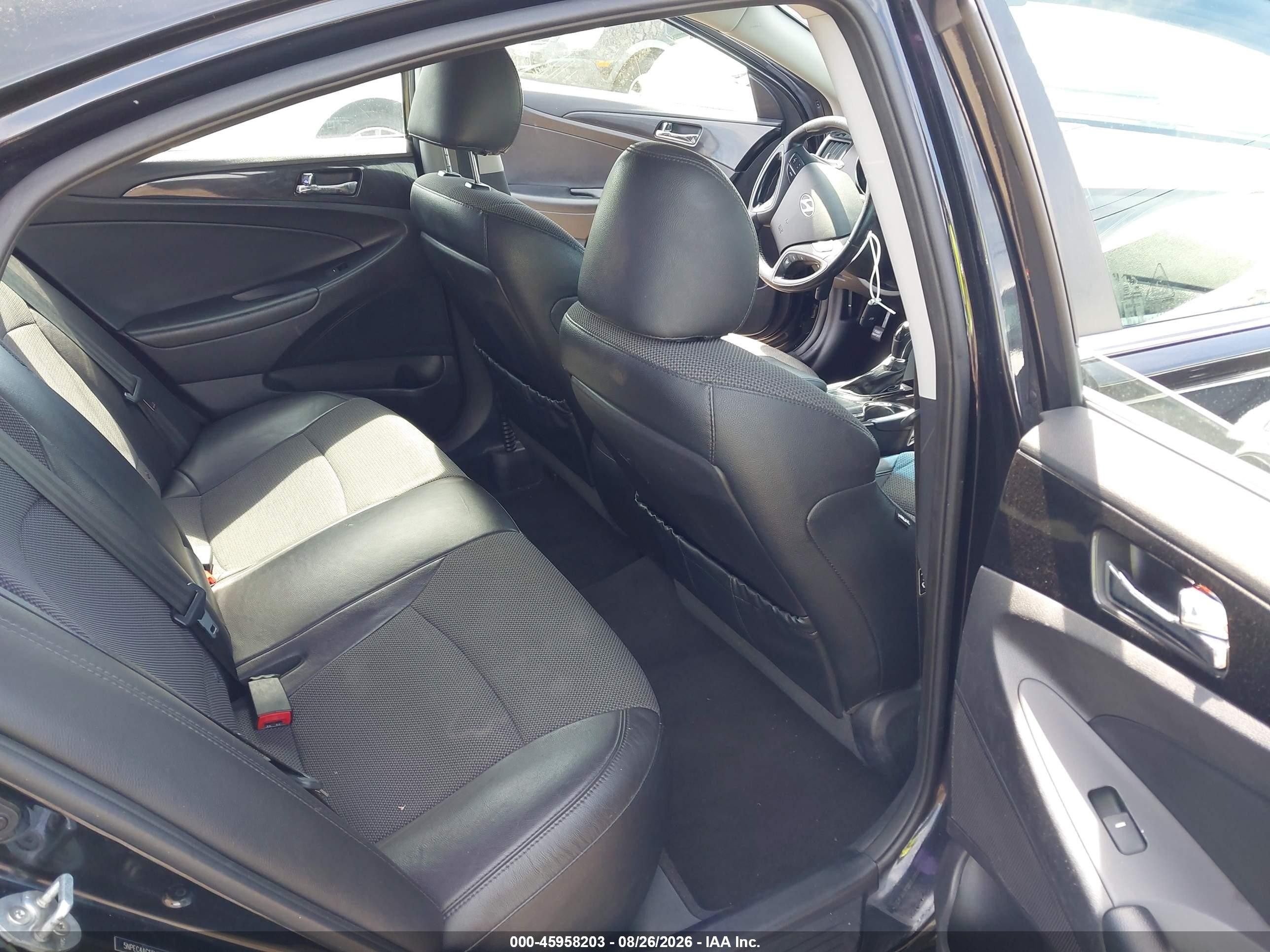 2014 Hyundai Sonata Se Черный vin: 5NPEC4AC5EH861195