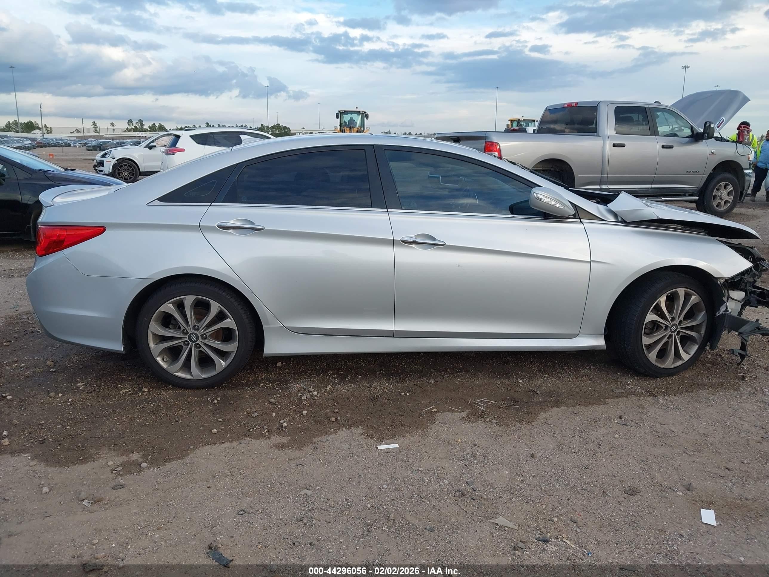 2014 Hyundai Sonata Se Silver vin: 5NPEC4AC5EH880782