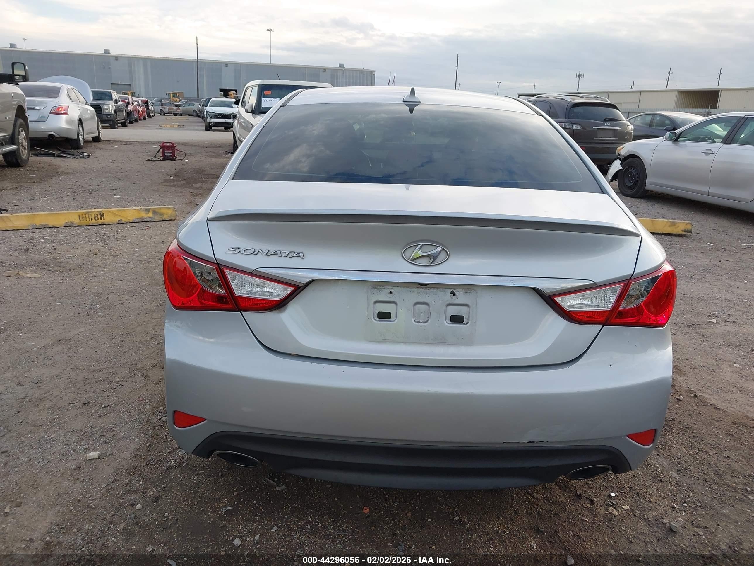 2014 Hyundai Sonata Se Silver vin: 5NPEC4AC5EH880782