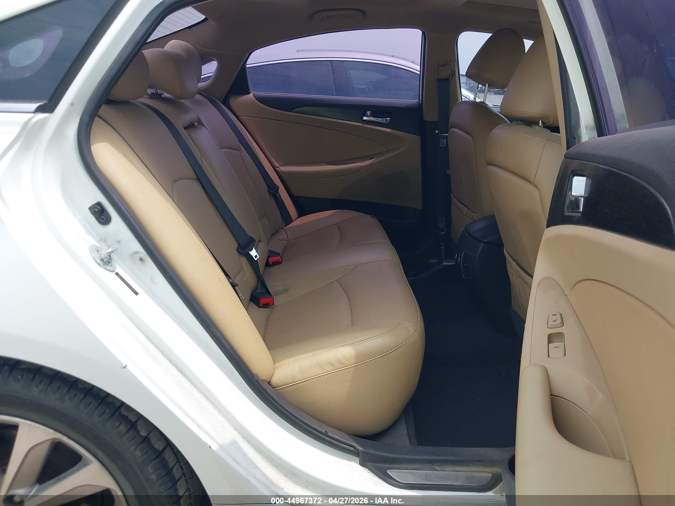 2014 Hyundai Sonata Limited White vin: 5NPEC4AC5EH918348