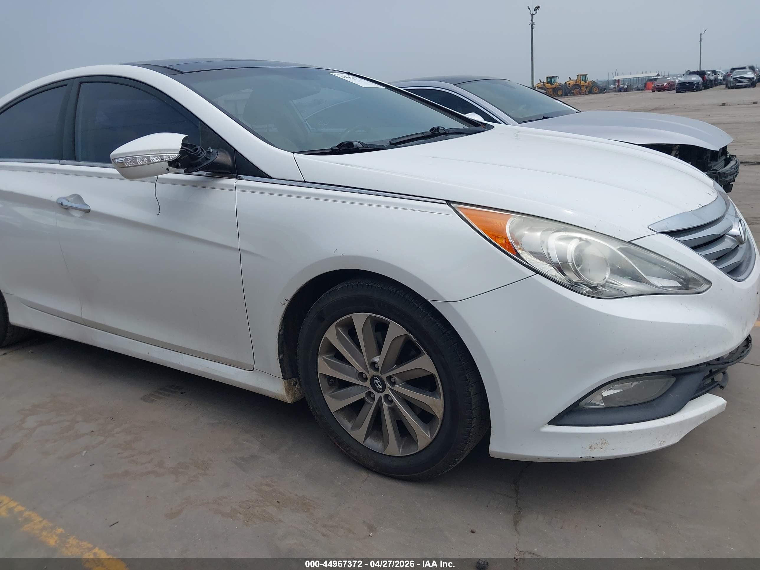 2014 Hyundai Sonata Limited White vin: 5NPEC4AC5EH918348