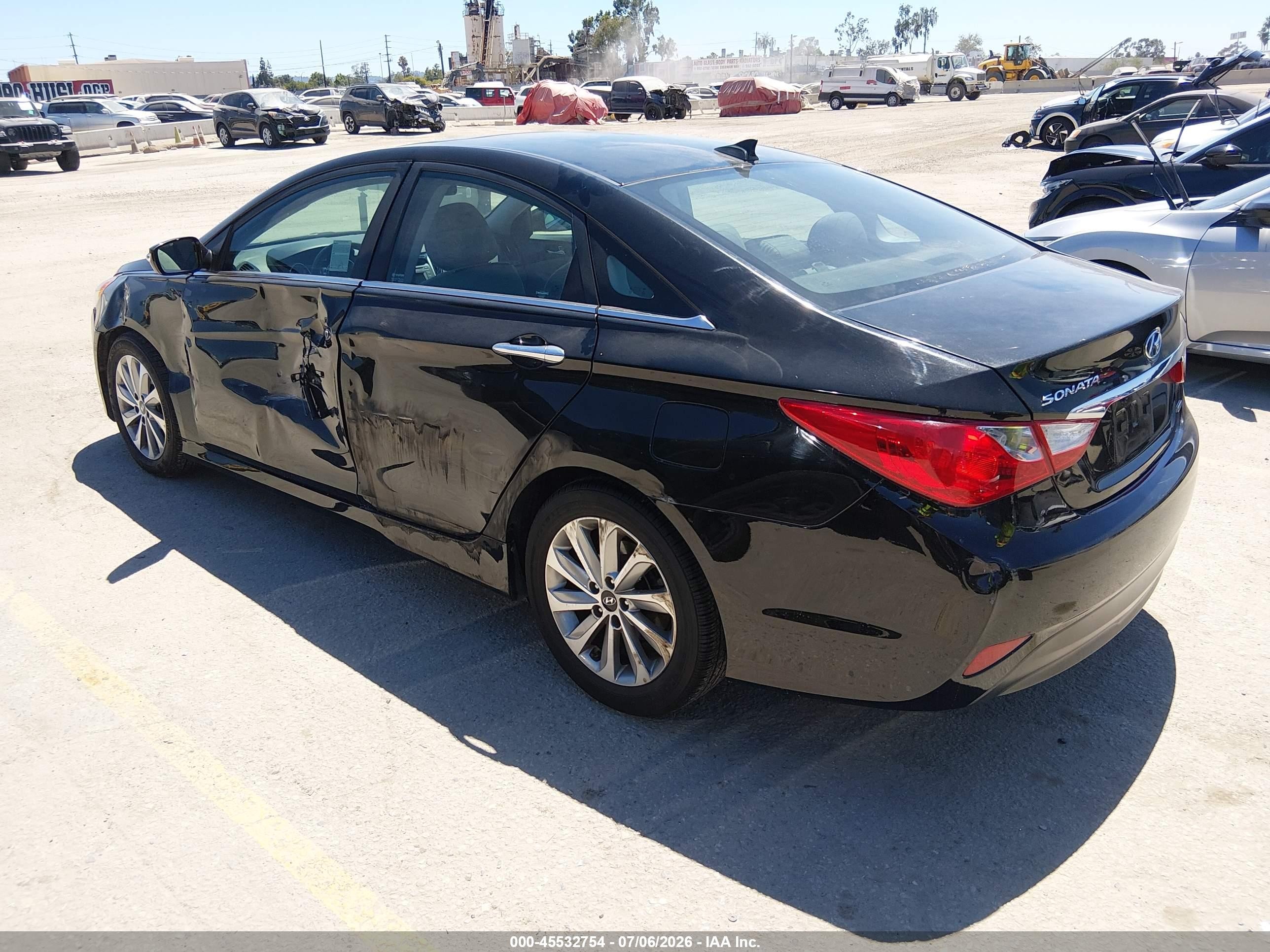 2014 Hyundai Sonata Limited Black vin: 5NPEC4AC5EH926840