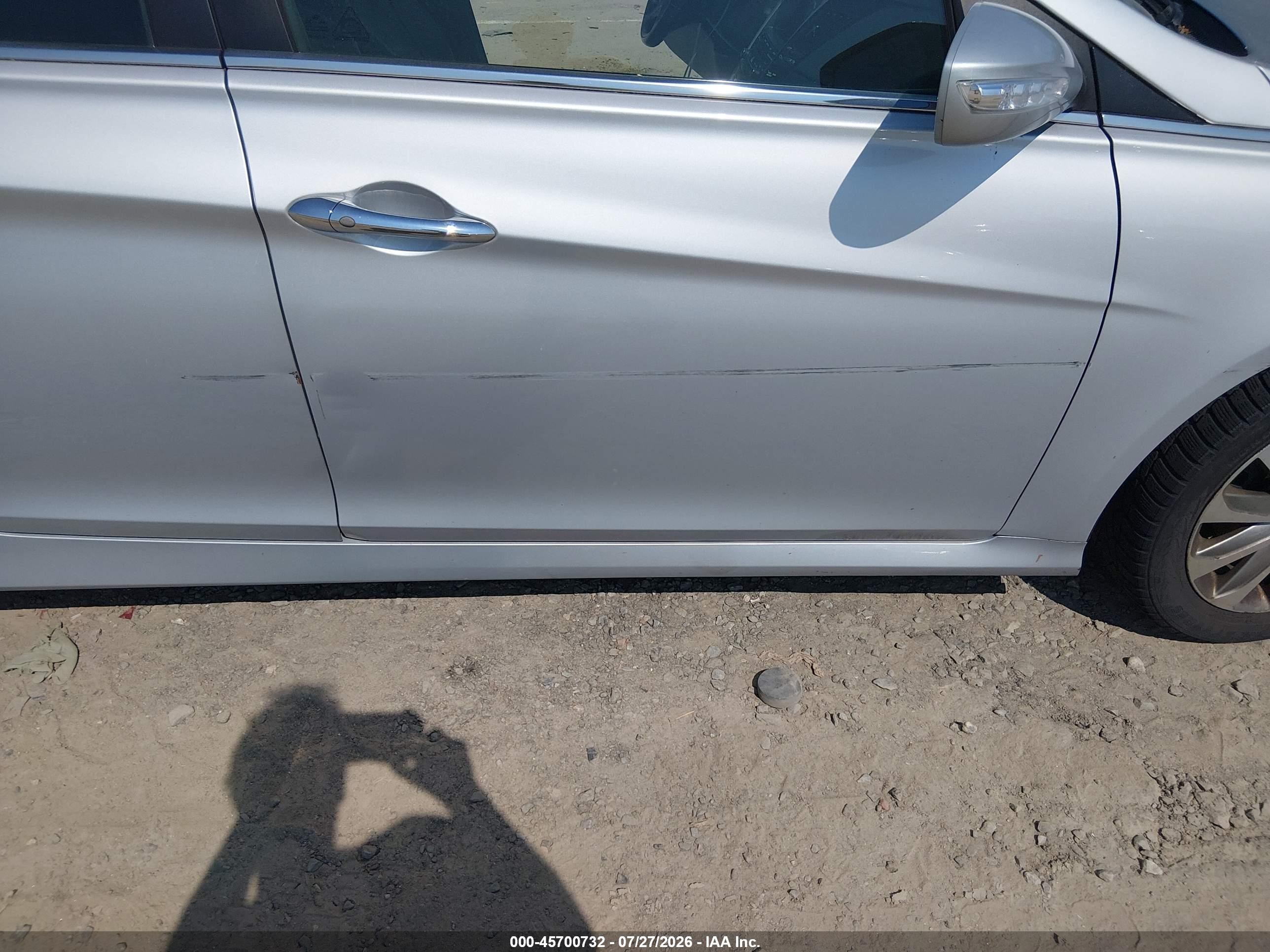 2014 Hyundai Sonata Limited Silver vin: 5NPEC4AC5EH931228