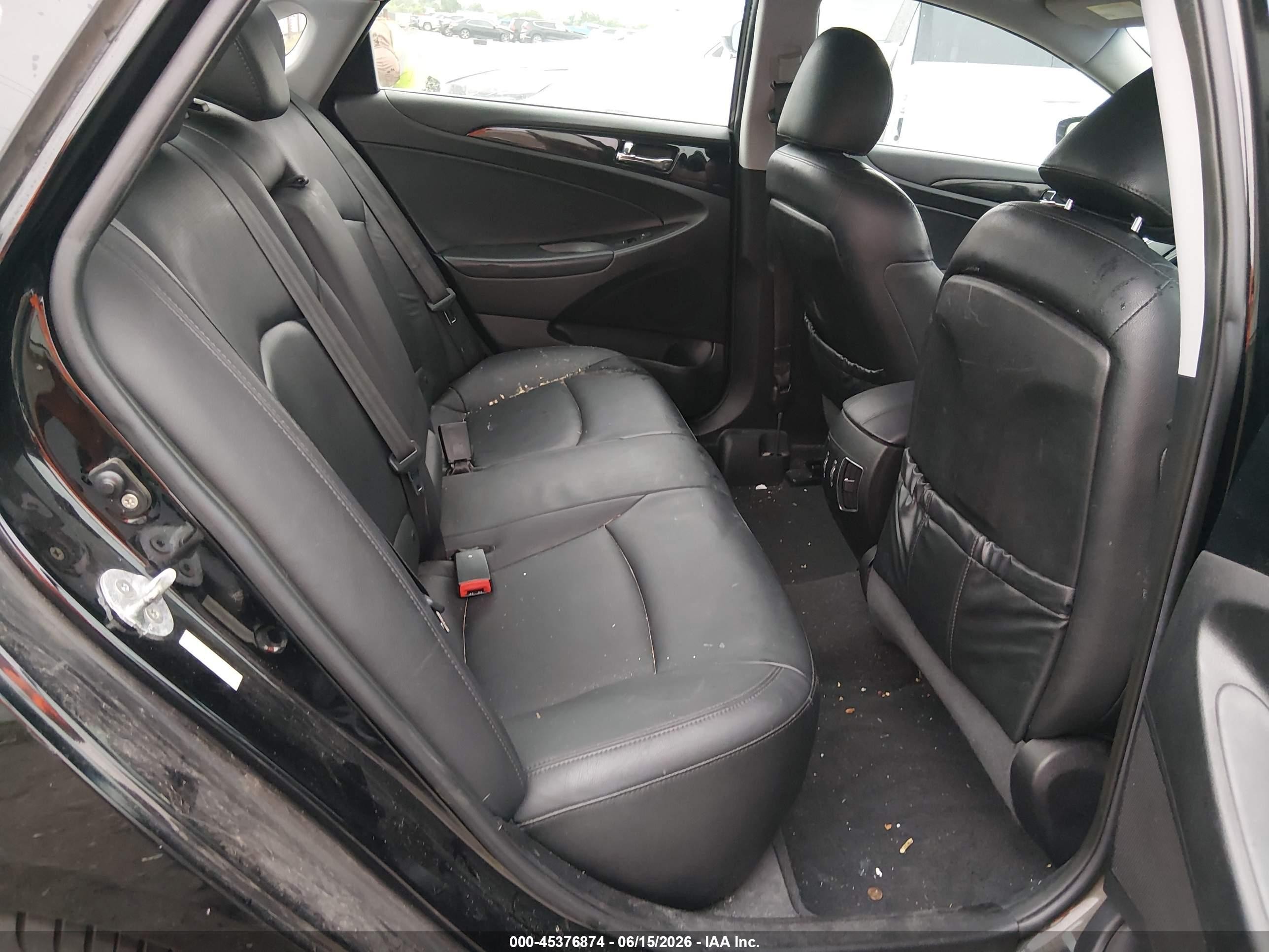 2011 Hyundai Sonata Limited Black vin: 5NPEC4AC6BH007926
