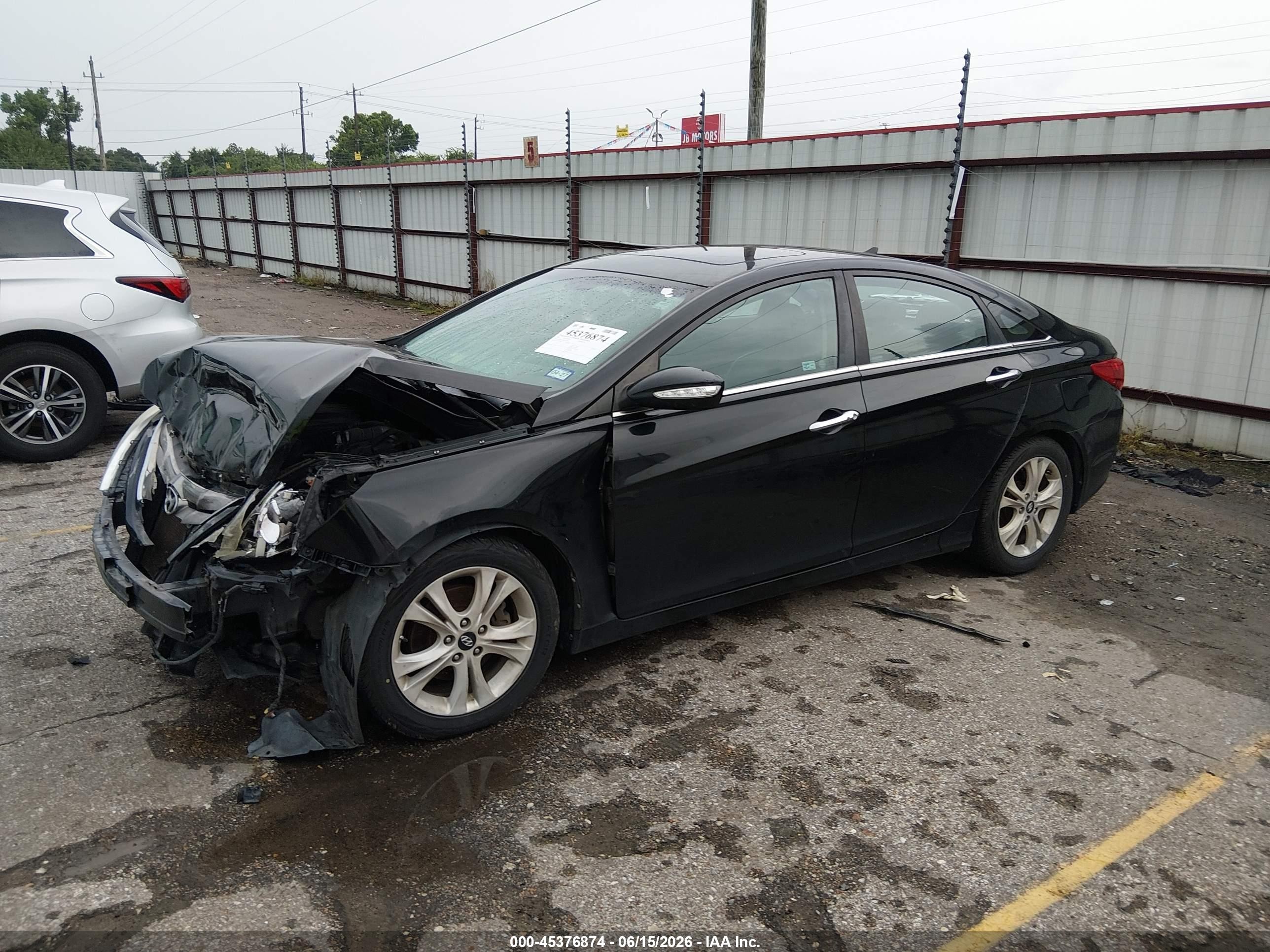 2011 Hyundai Sonata Limited Black vin: 5NPEC4AC6BH007926