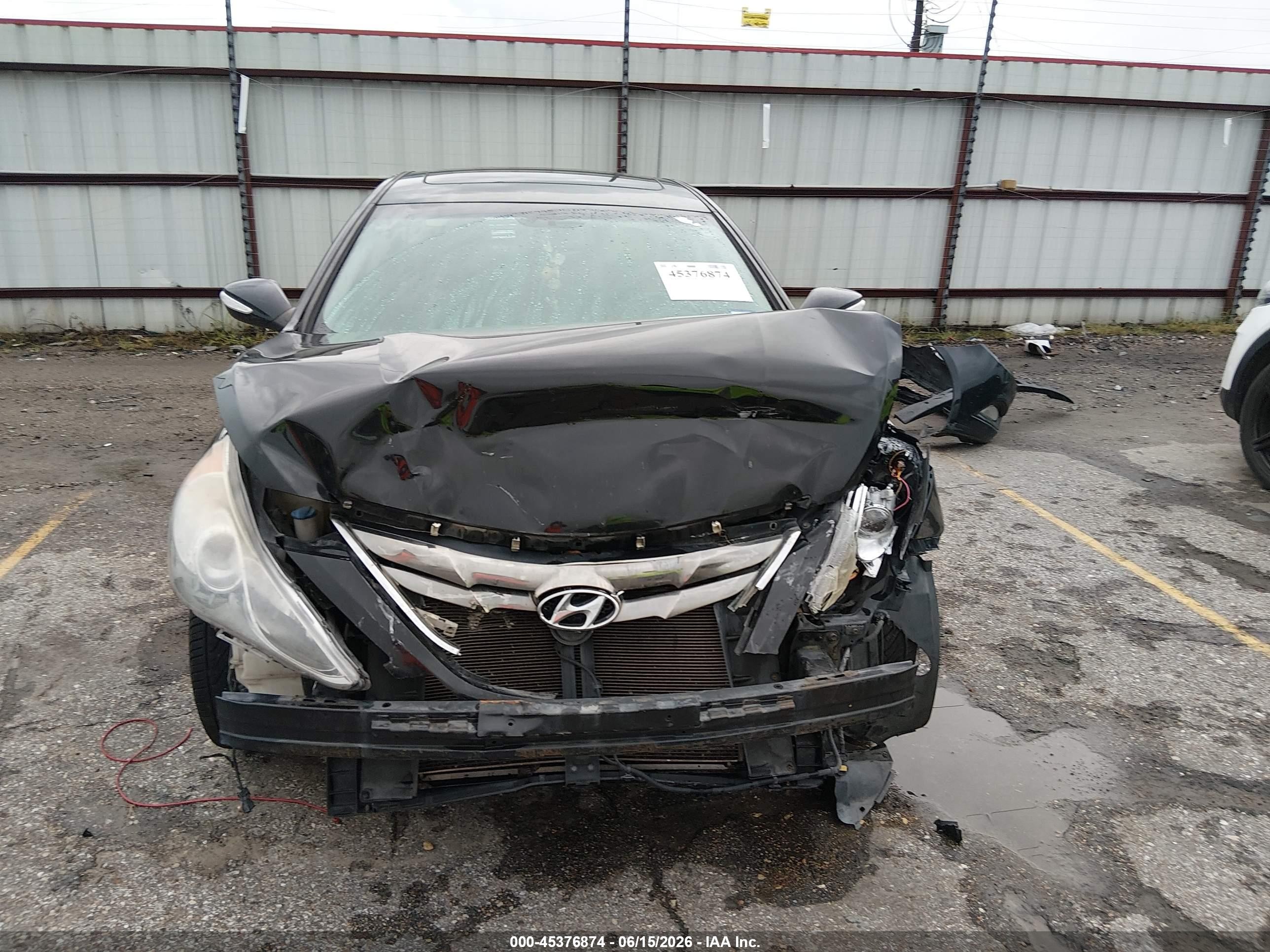 2011 Hyundai Sonata Limited Black vin: 5NPEC4AC6BH007926