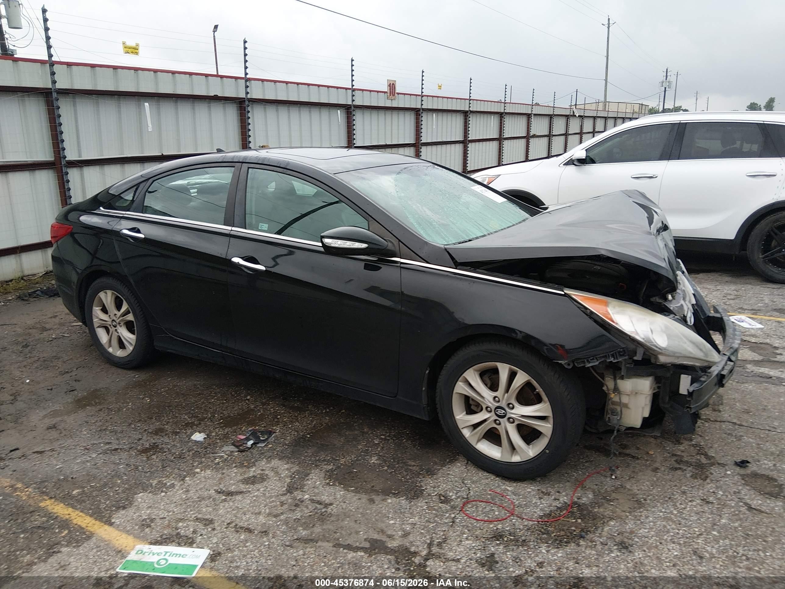 2011 Hyundai Sonata Limited Black vin: 5NPEC4AC6BH007926