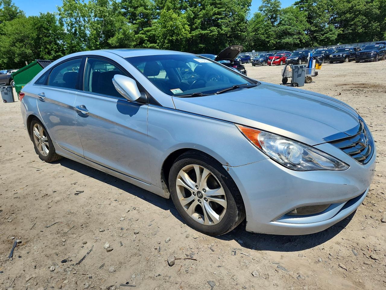 2011 Hyundai Sonata Limited Silver vin: 5NPEC4AC6BH013905