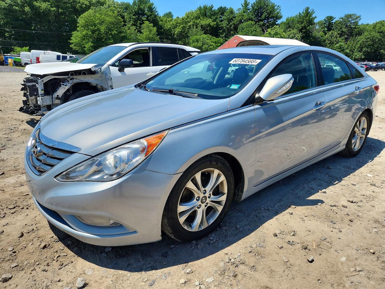2011 Hyundai Sonata Limited Silver vin: 5NPEC4AC6BH013905