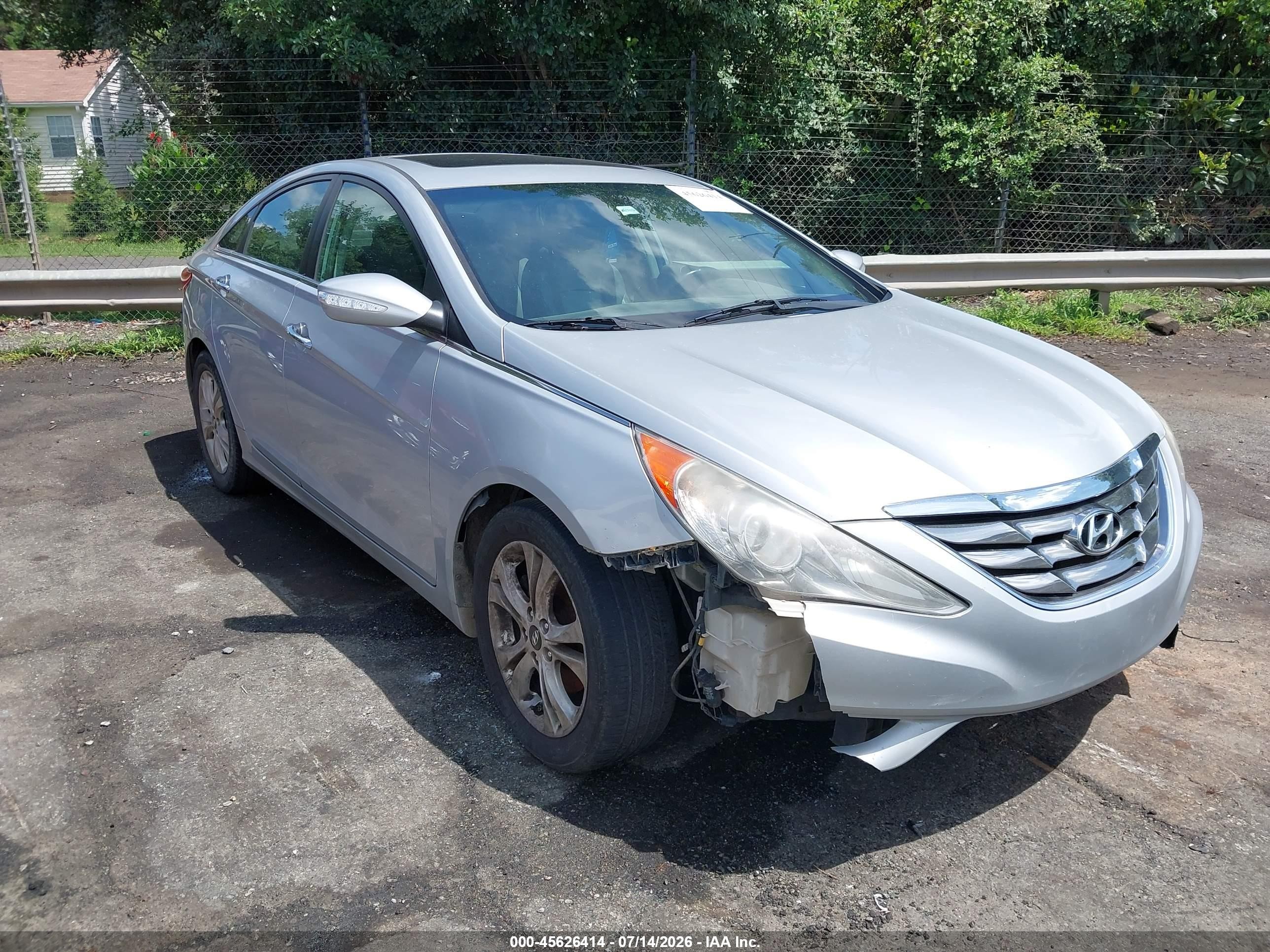 2011 Hyundai Sonata Limited Silver vin: 5NPEC4AC6BH032504