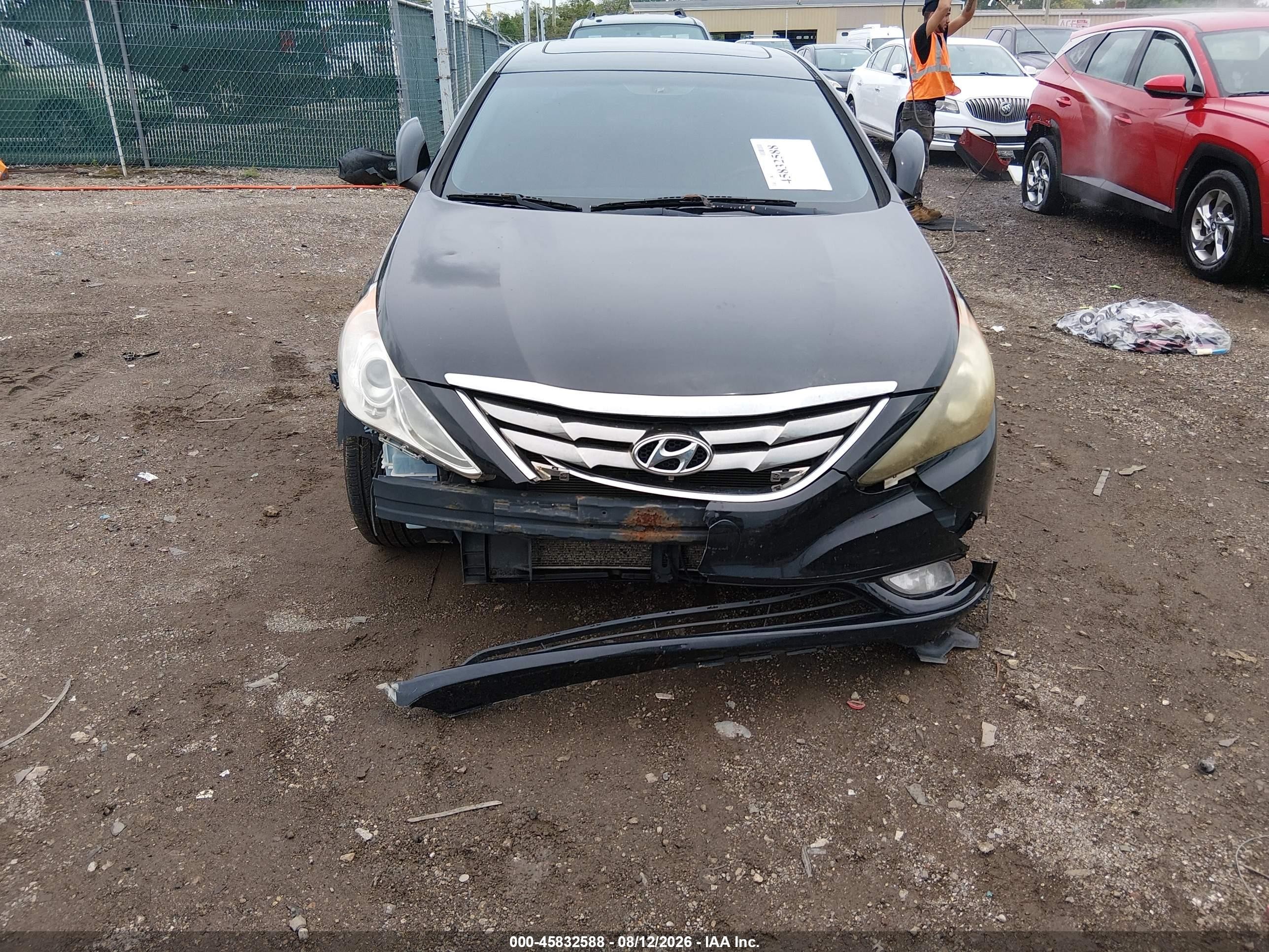 2011 Hyundai Sonata Limited Black vin: 5NPEC4AC6BH043552