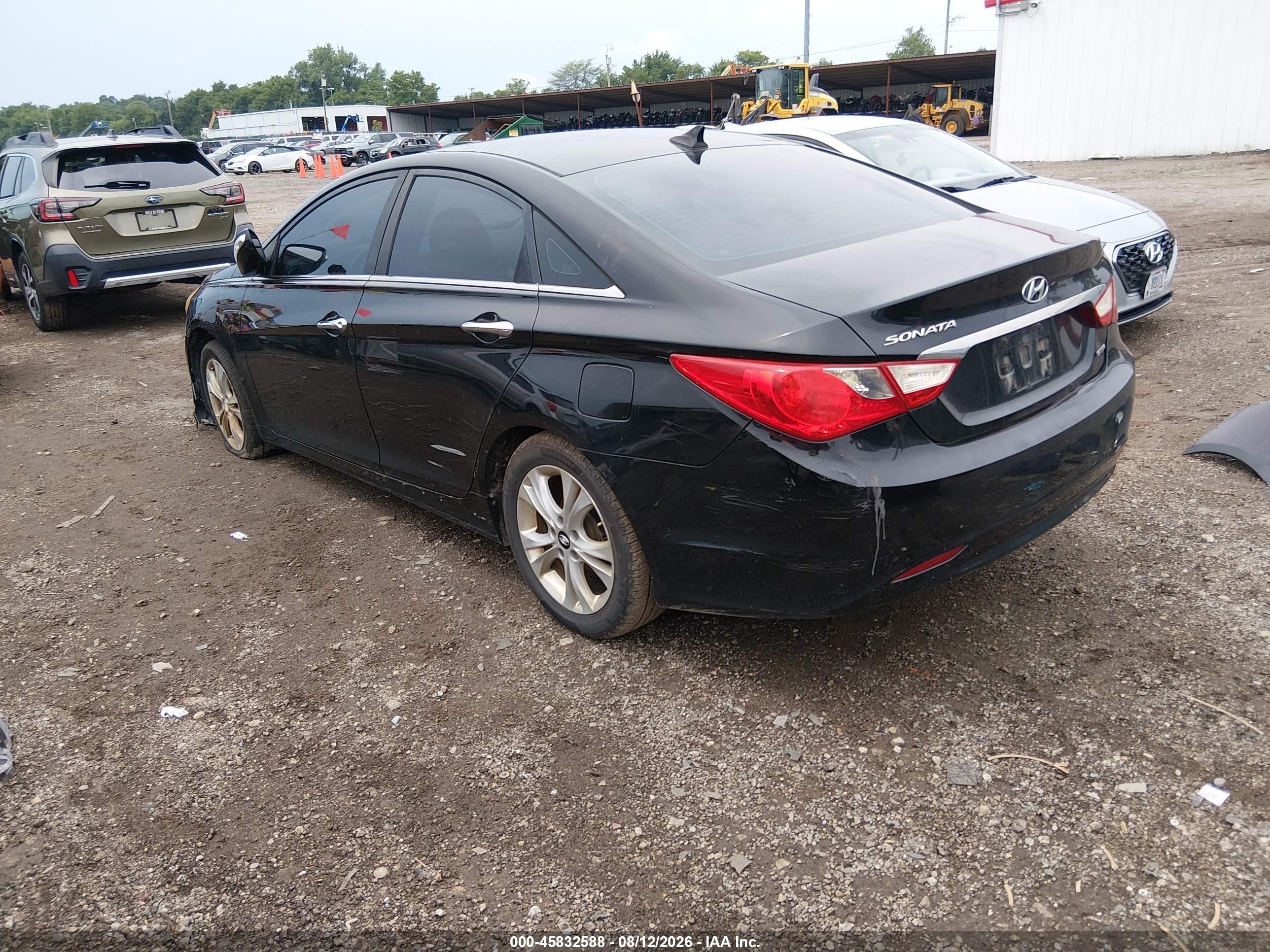 2011 Hyundai Sonata Limited Black vin: 5NPEC4AC6BH043552