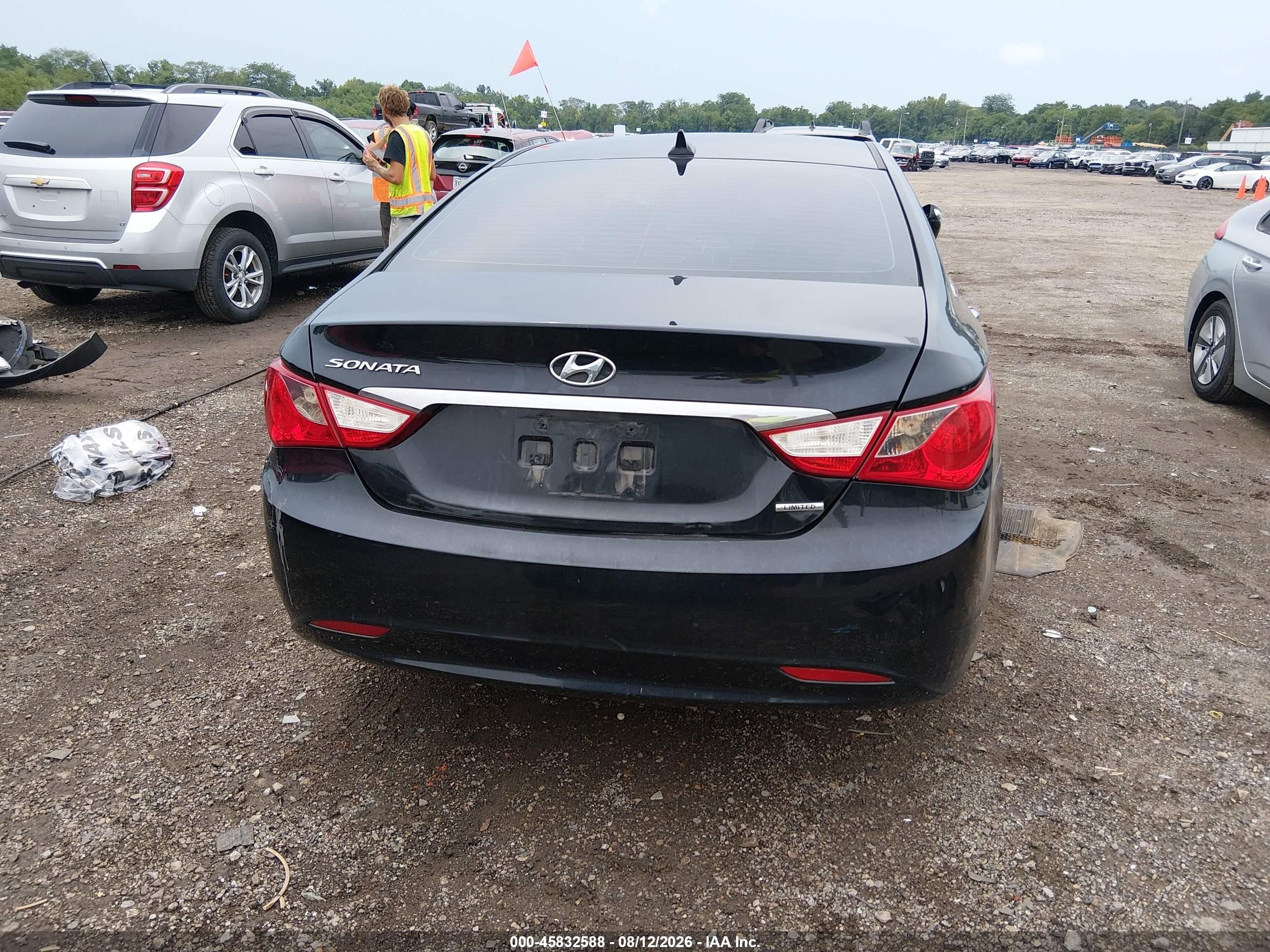 2011 Hyundai Sonata Limited Black vin: 5NPEC4AC6BH043552
