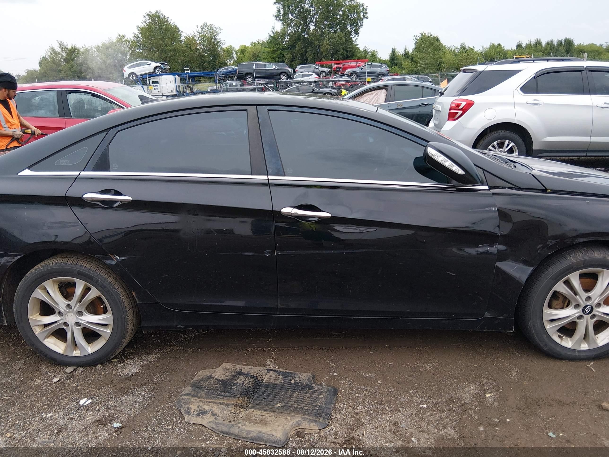 2011 Hyundai Sonata Limited Black vin: 5NPEC4AC6BH043552