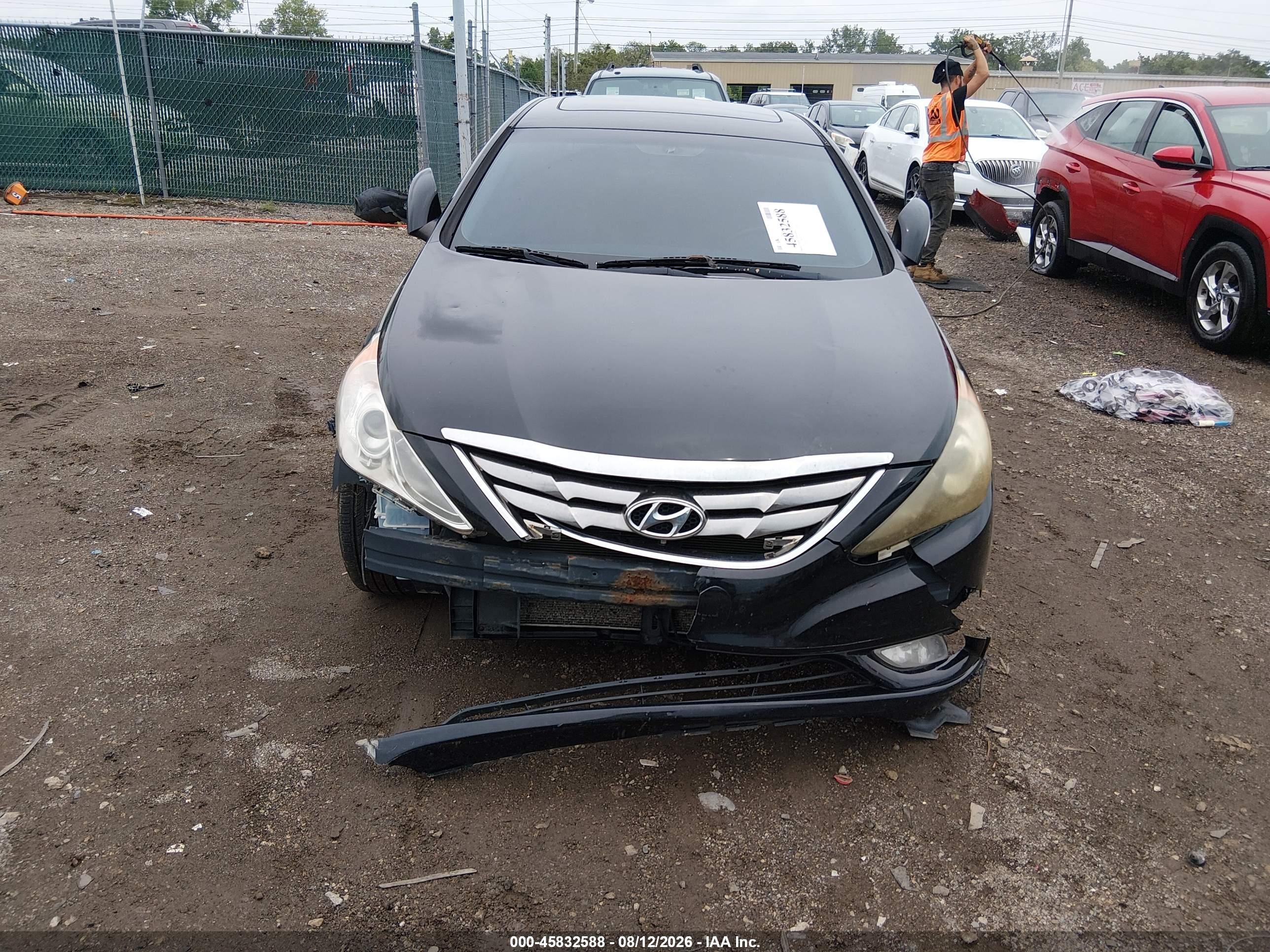2011 Hyundai Sonata Limited Black vin: 5NPEC4AC6BH043552