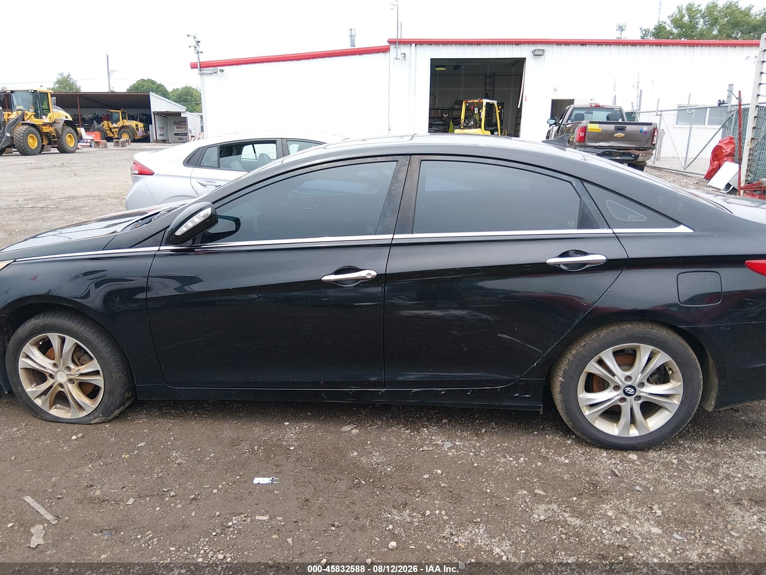 2011 Hyundai Sonata Limited Black vin: 5NPEC4AC6BH043552