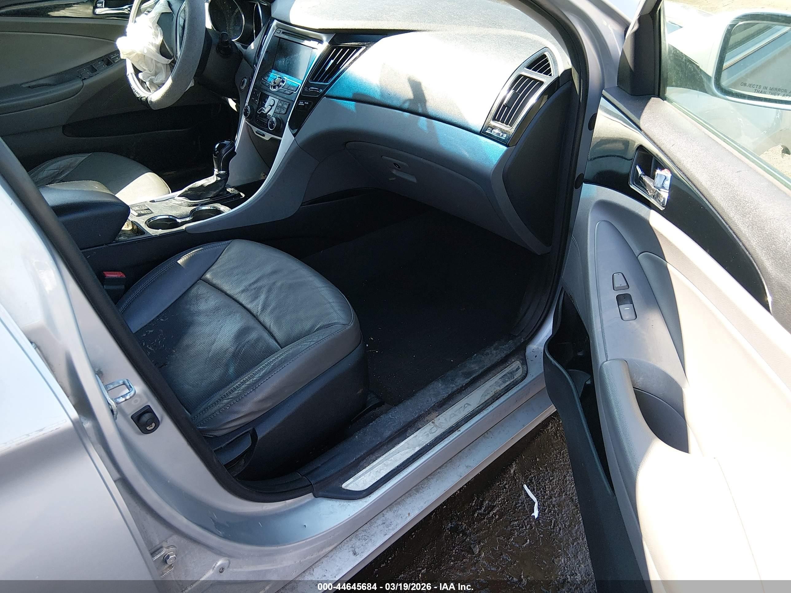 2011 Hyundai Sonata Ltd Silver vin: 5NPEC4AC6BH076678