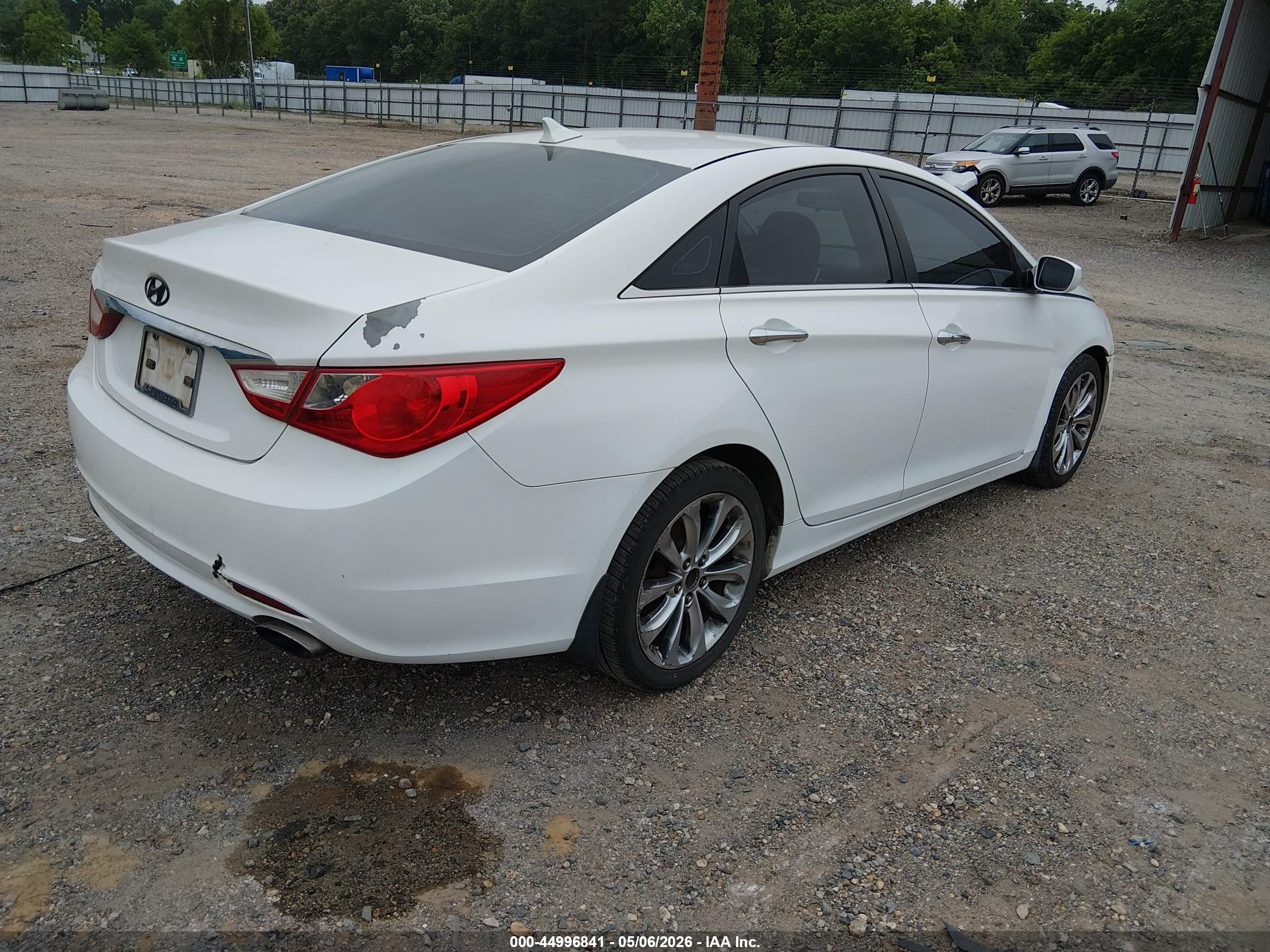 2011 Hyundai Sonata Se White vin: 5NPEC4AC6BH079726