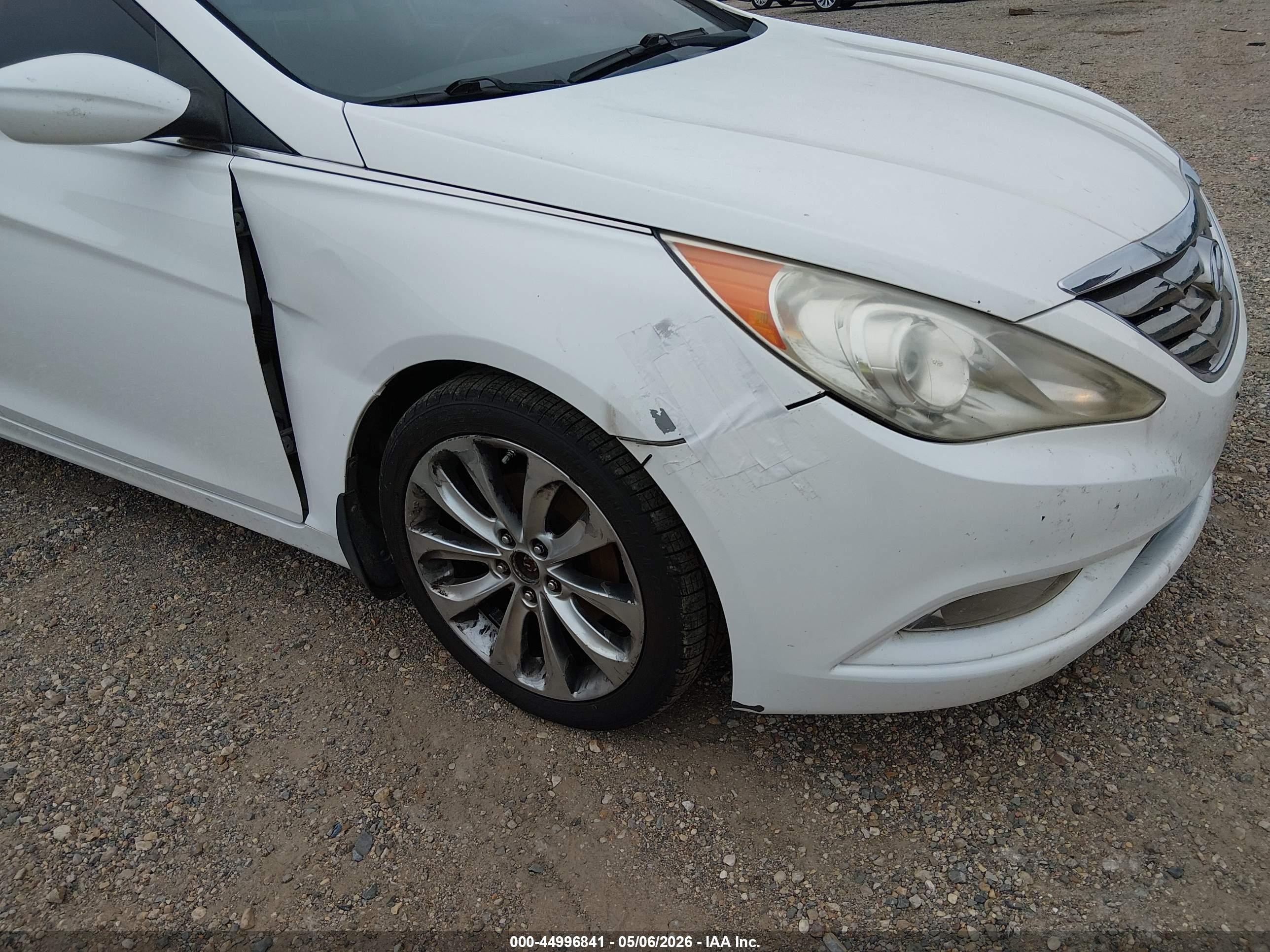 2011 Hyundai Sonata Se White vin: 5NPEC4AC6BH079726