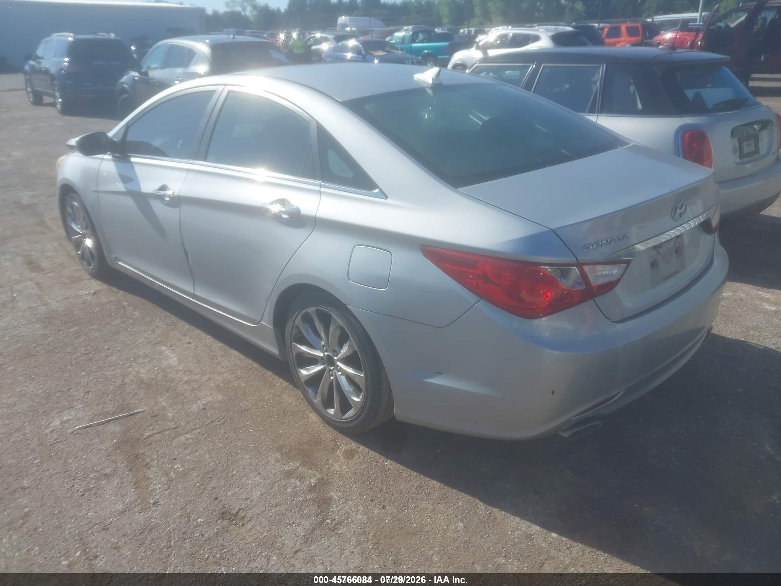 2011 Hyundai Sonata Se Серебряный vin: 5NPEC4AC6BH080844