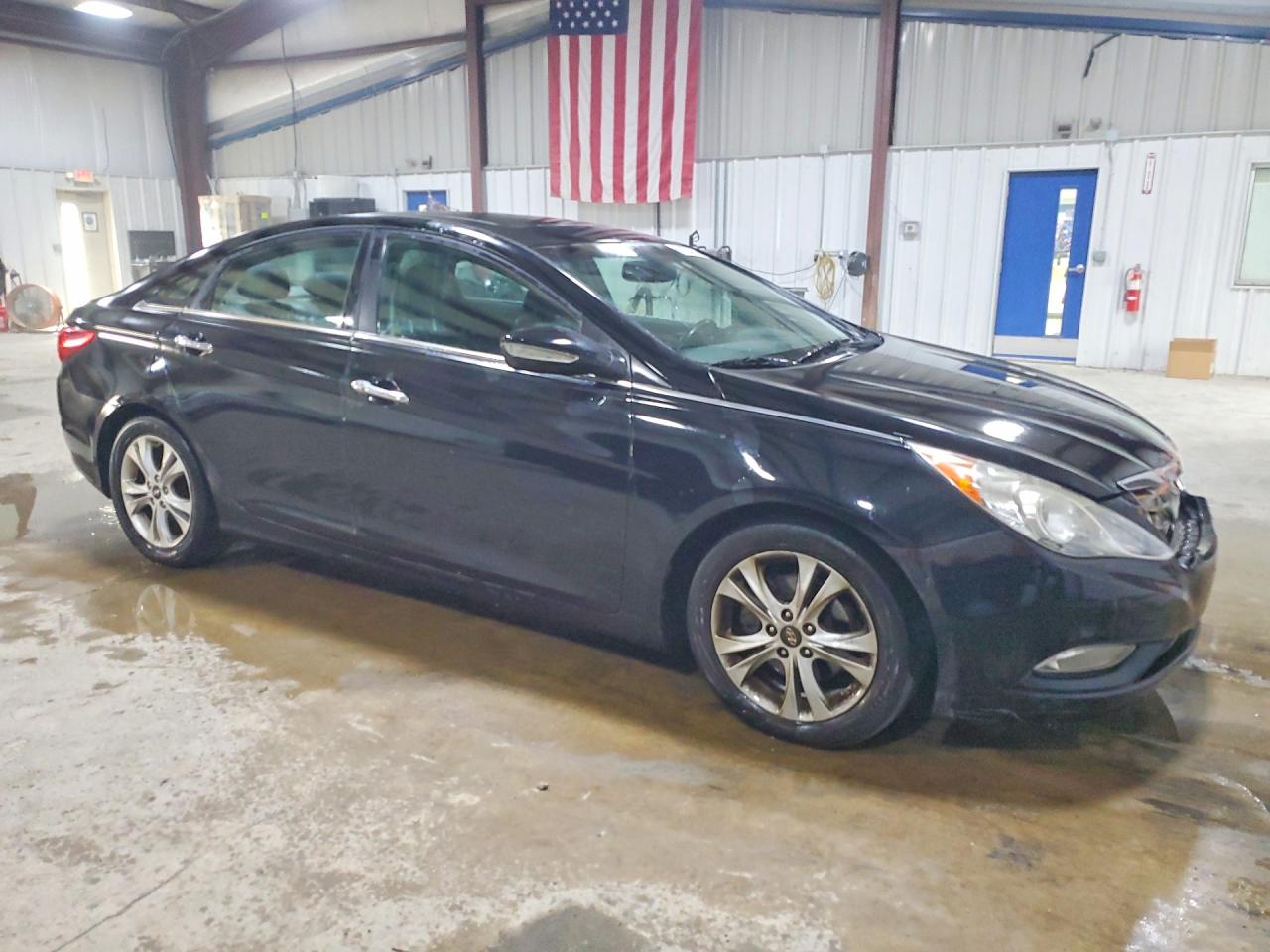 2011 Hyundai Sonata Limited Черный vin: 5NPEC4AC6BH084294