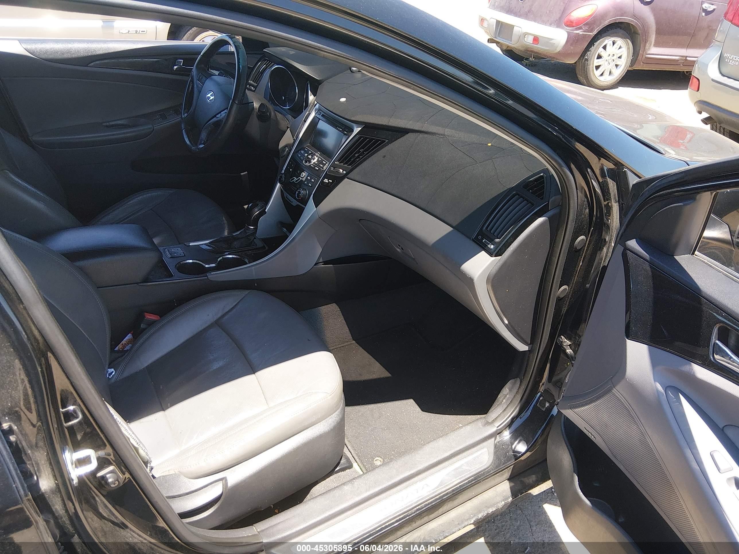 2011 Hyundai Sonata Limited Black vin: 5NPEC4AC6BH103118