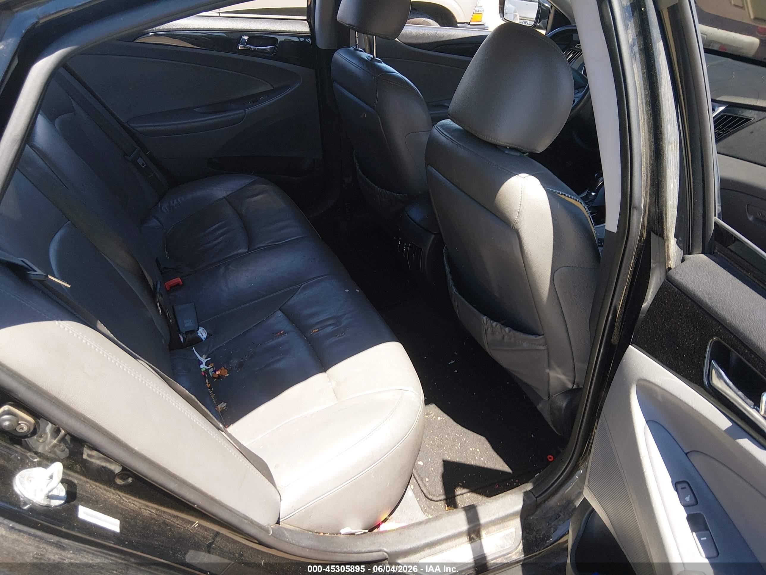 2011 Hyundai Sonata Limited Black vin: 5NPEC4AC6BH103118