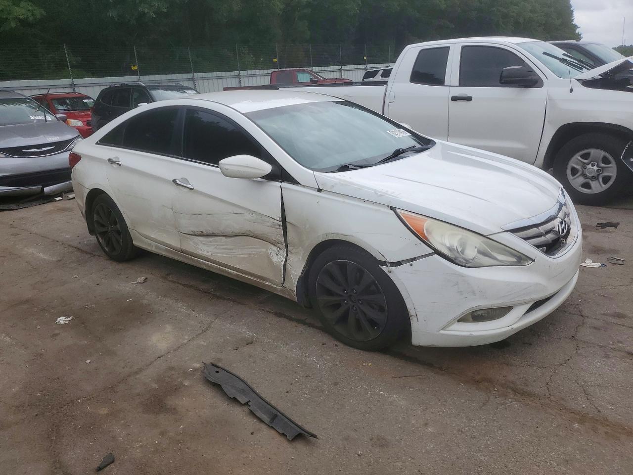 2011 Hyundai Sonata Se White vin: 5NPEC4AC6BH105399