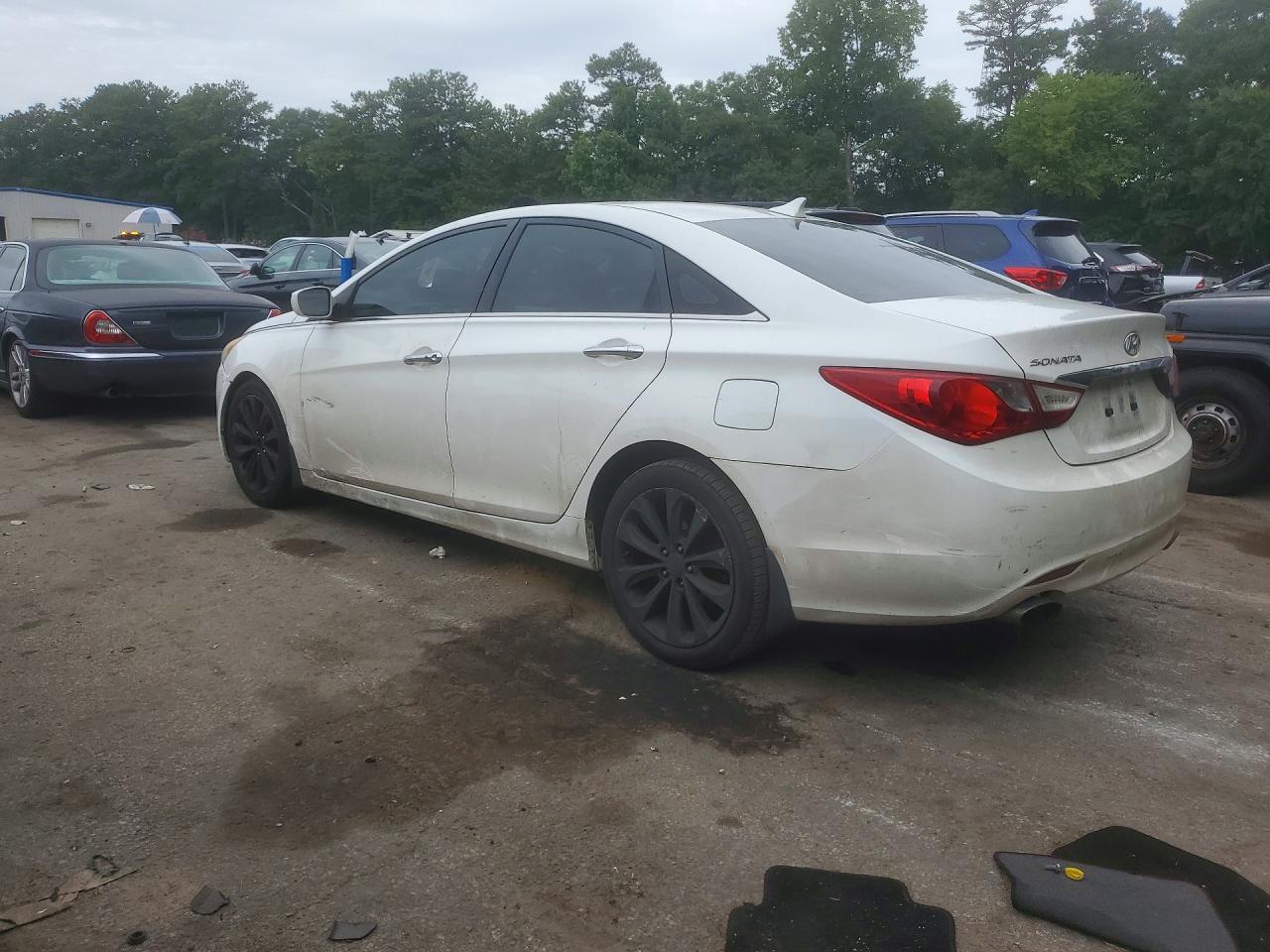 2011 Hyundai Sonata Se White vin: 5NPEC4AC6BH105399