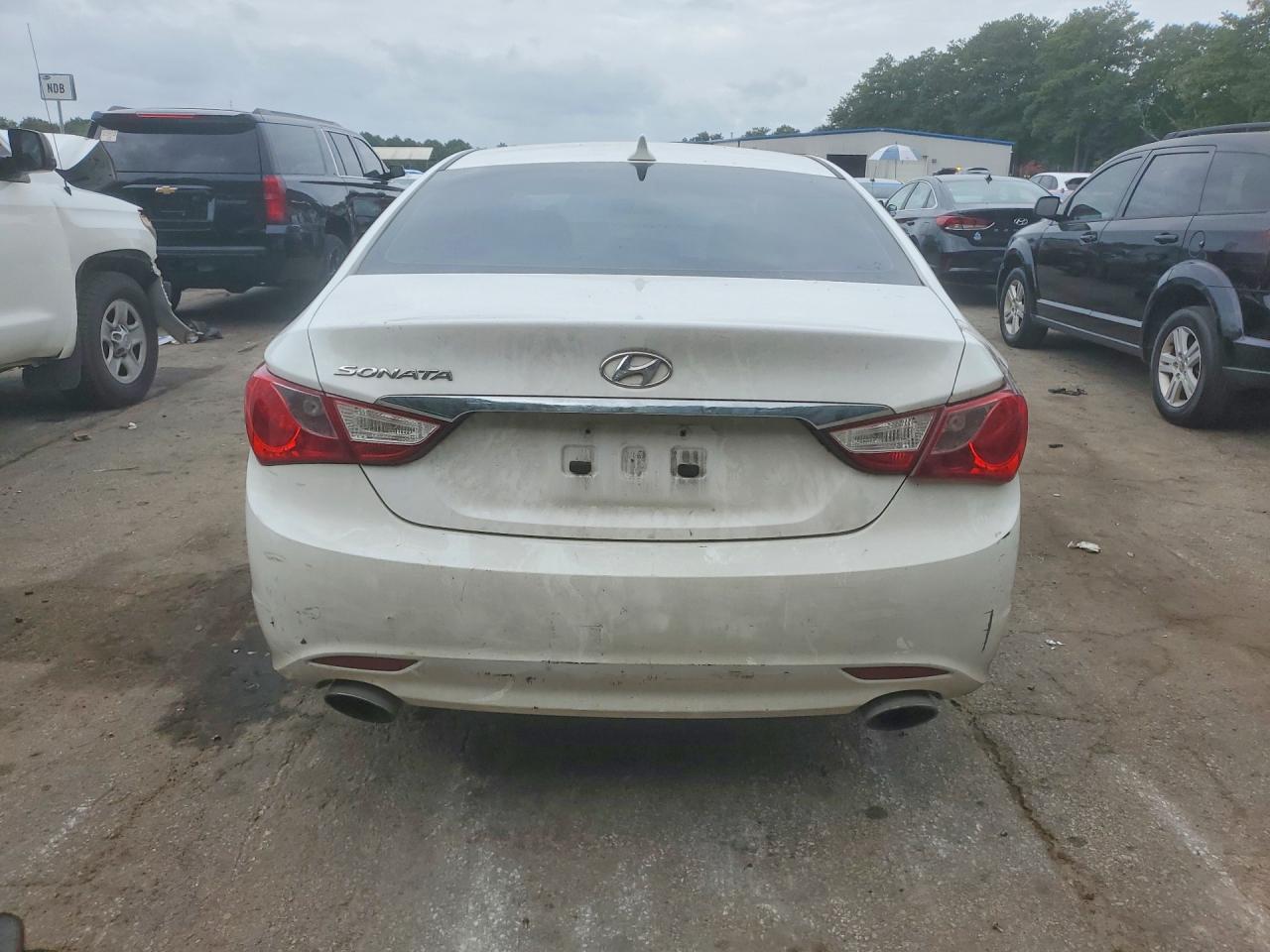 2011 Hyundai Sonata Se White vin: 5NPEC4AC6BH105399