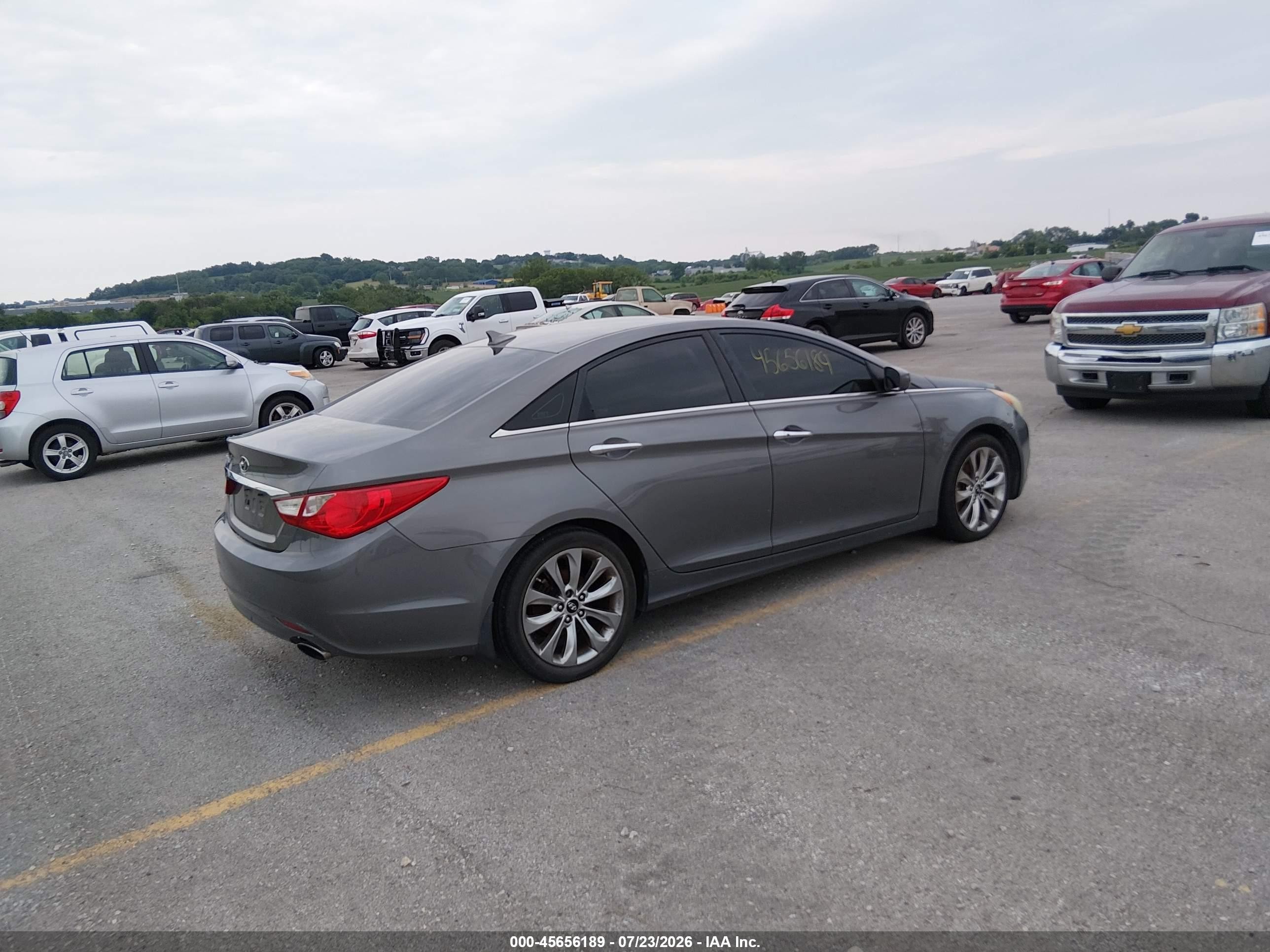 2011 Hyundai Sonata Se Серый vin: 5NPEC4AC6BH109789