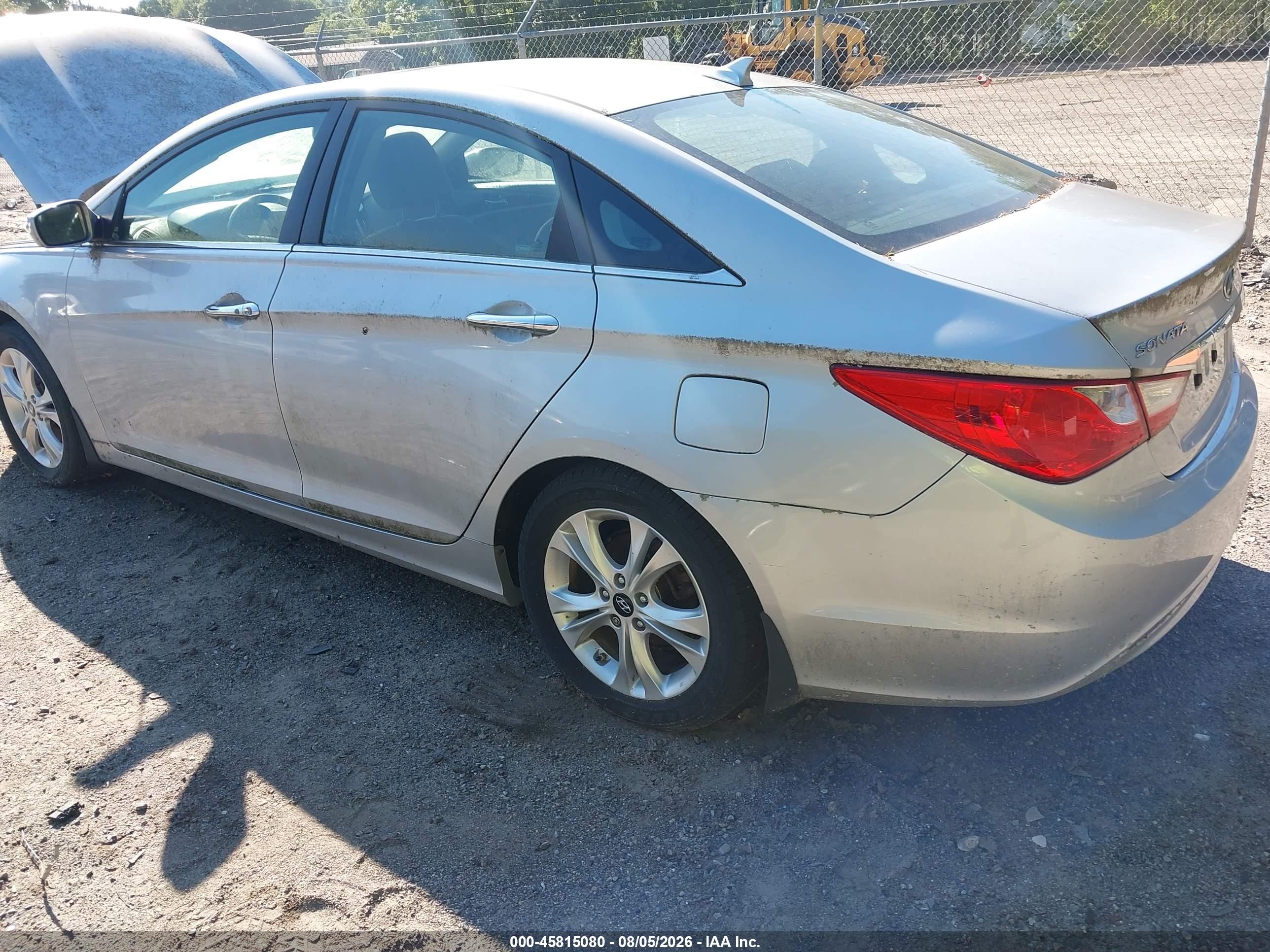 2011 Hyundai Sonata Limited Gray vin: 5NPEC4AC6BH113342