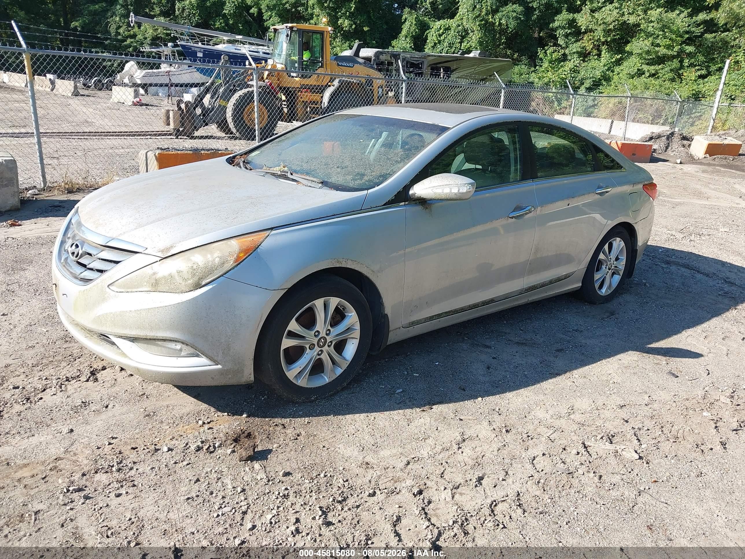 2011 Hyundai Sonata Limited Gray vin: 5NPEC4AC6BH113342