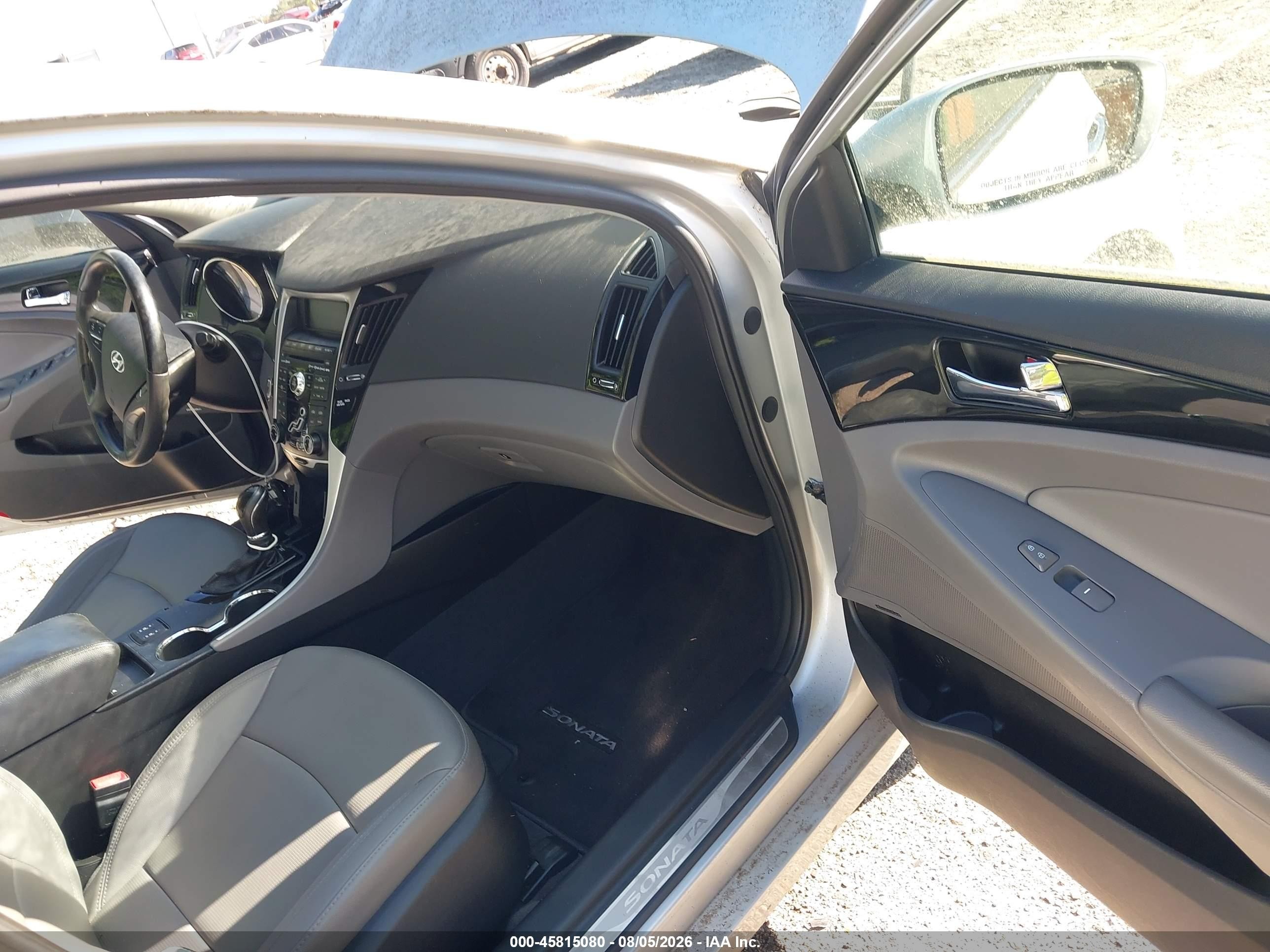 2011 Hyundai Sonata Limited Gray vin: 5NPEC4AC6BH113342