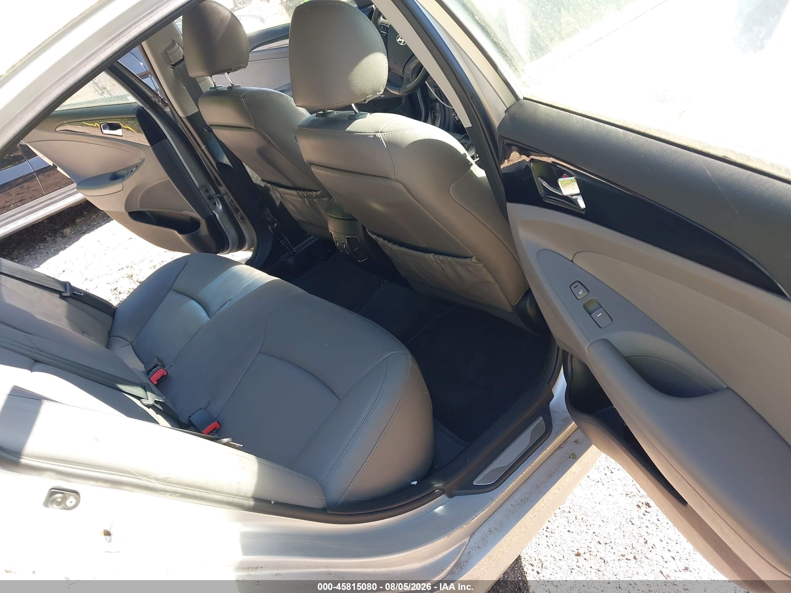 2011 Hyundai Sonata Limited Gray vin: 5NPEC4AC6BH113342