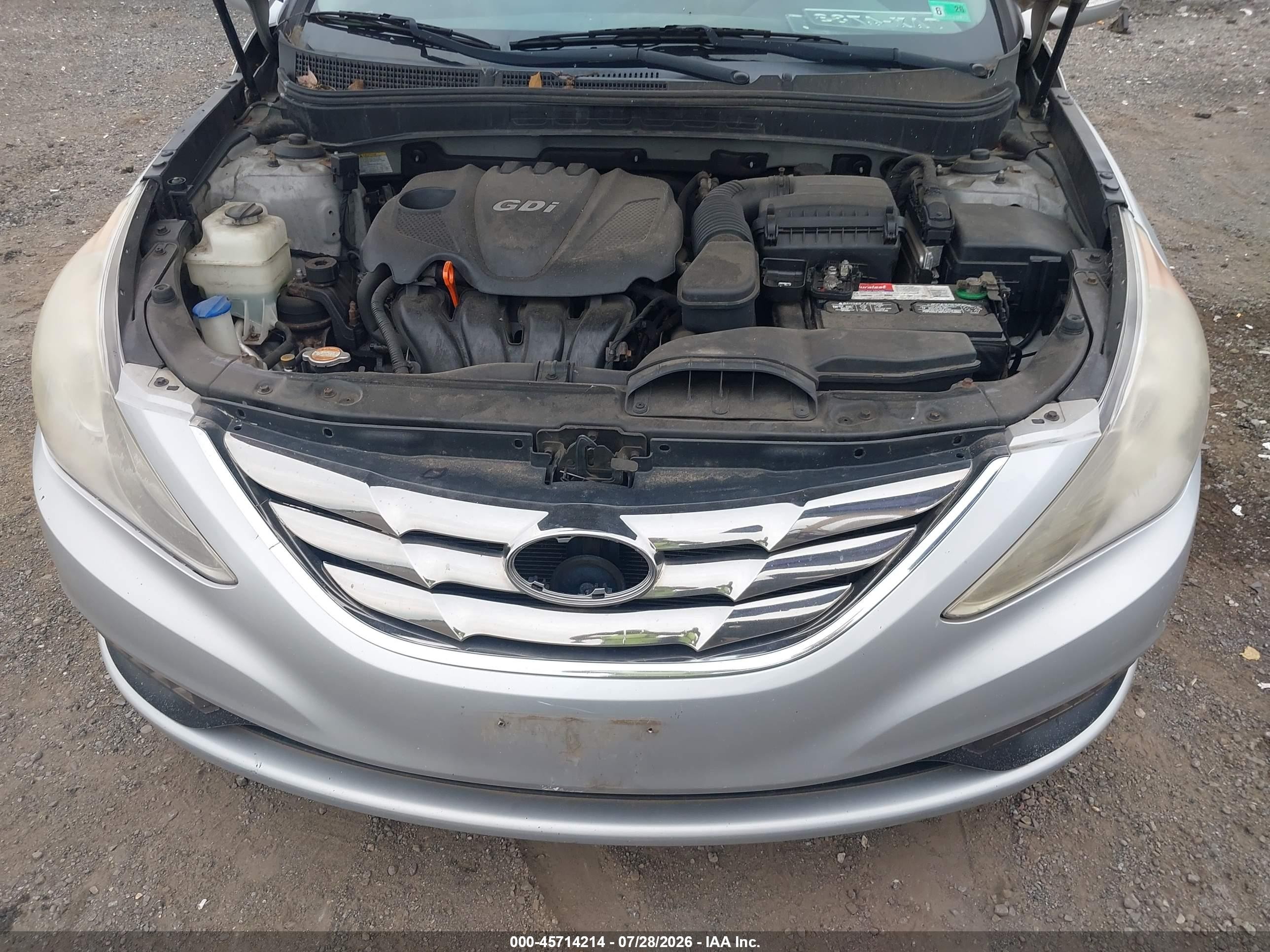 2011 Hyundai Sonata Limited Silver vin: 5NPEC4AC6BH124650