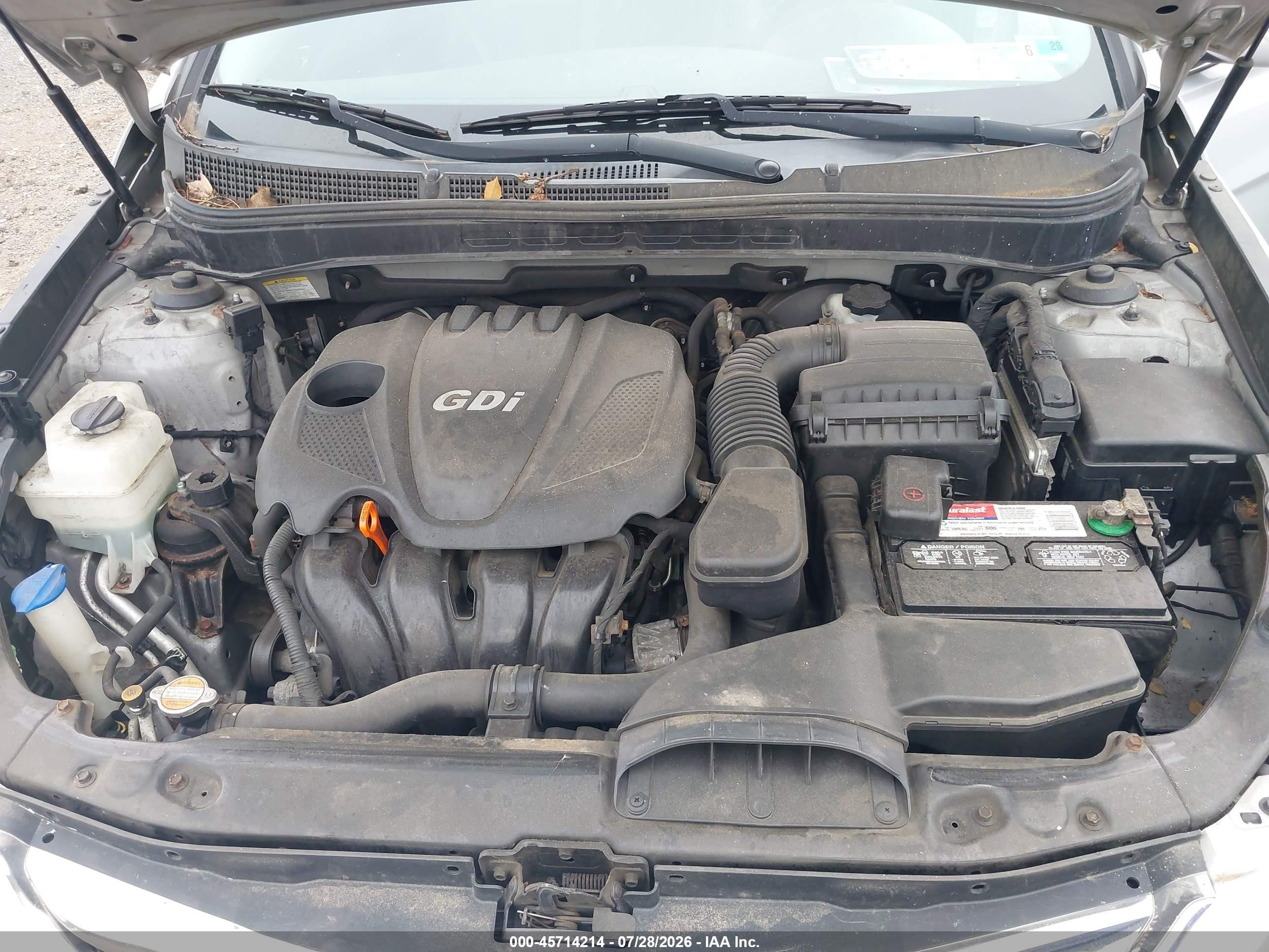 2011 Hyundai Sonata Limited Silver vin: 5NPEC4AC6BH124650
