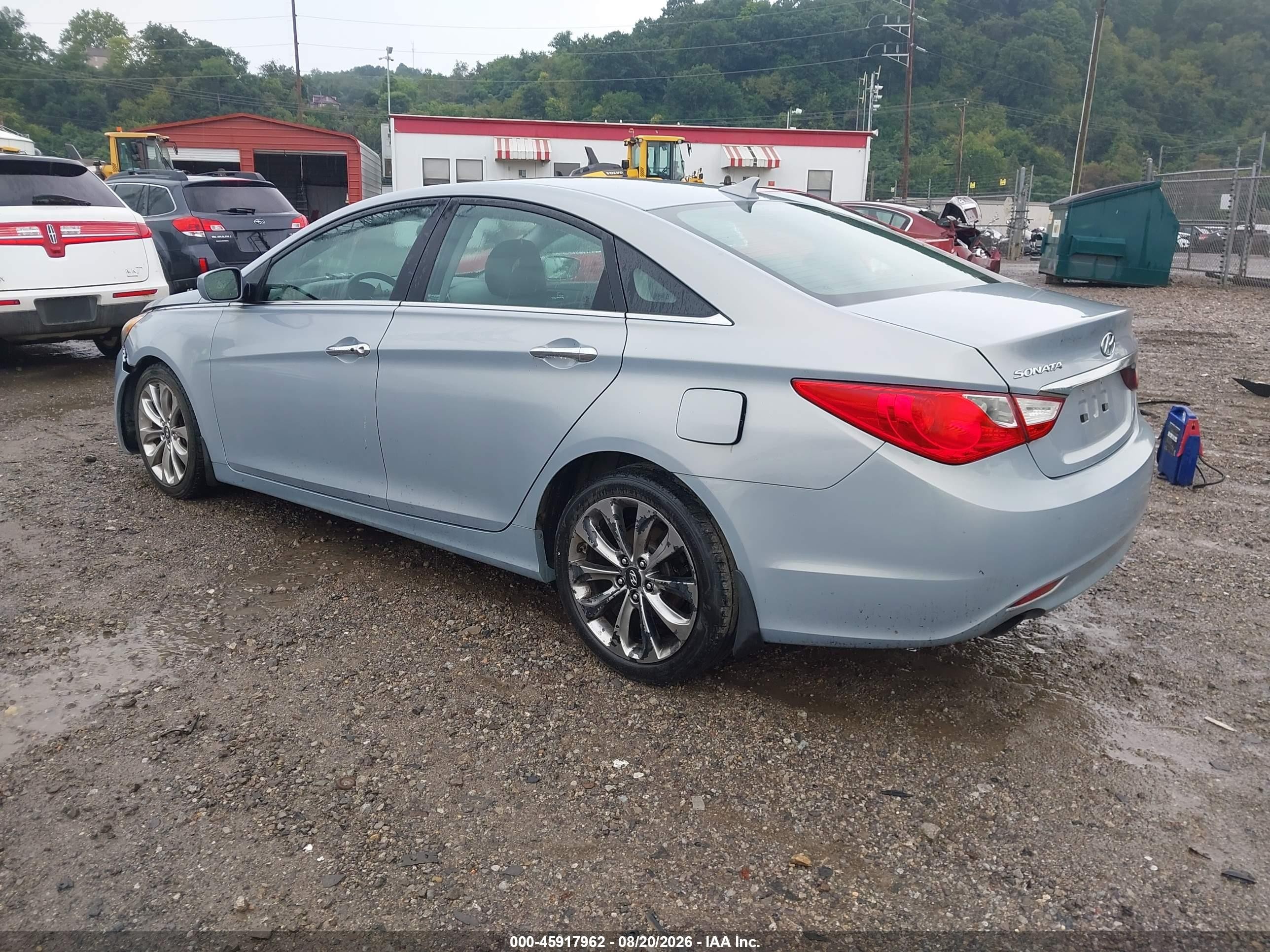 2011 Hyundai Sonata Se Light Blue vin: 5NPEC4AC6BH129220
