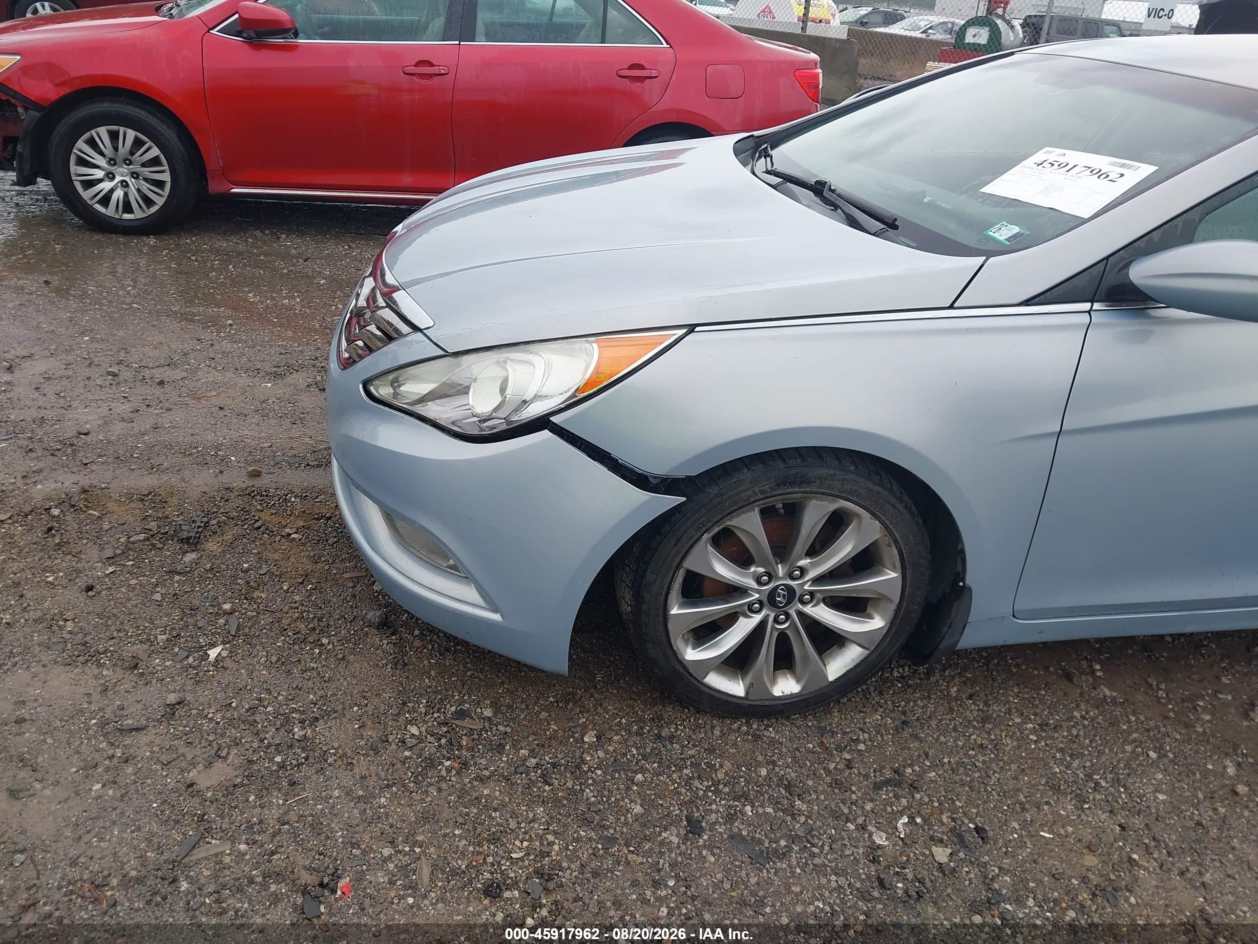 2011 Hyundai Sonata Se Light Blue vin: 5NPEC4AC6BH129220